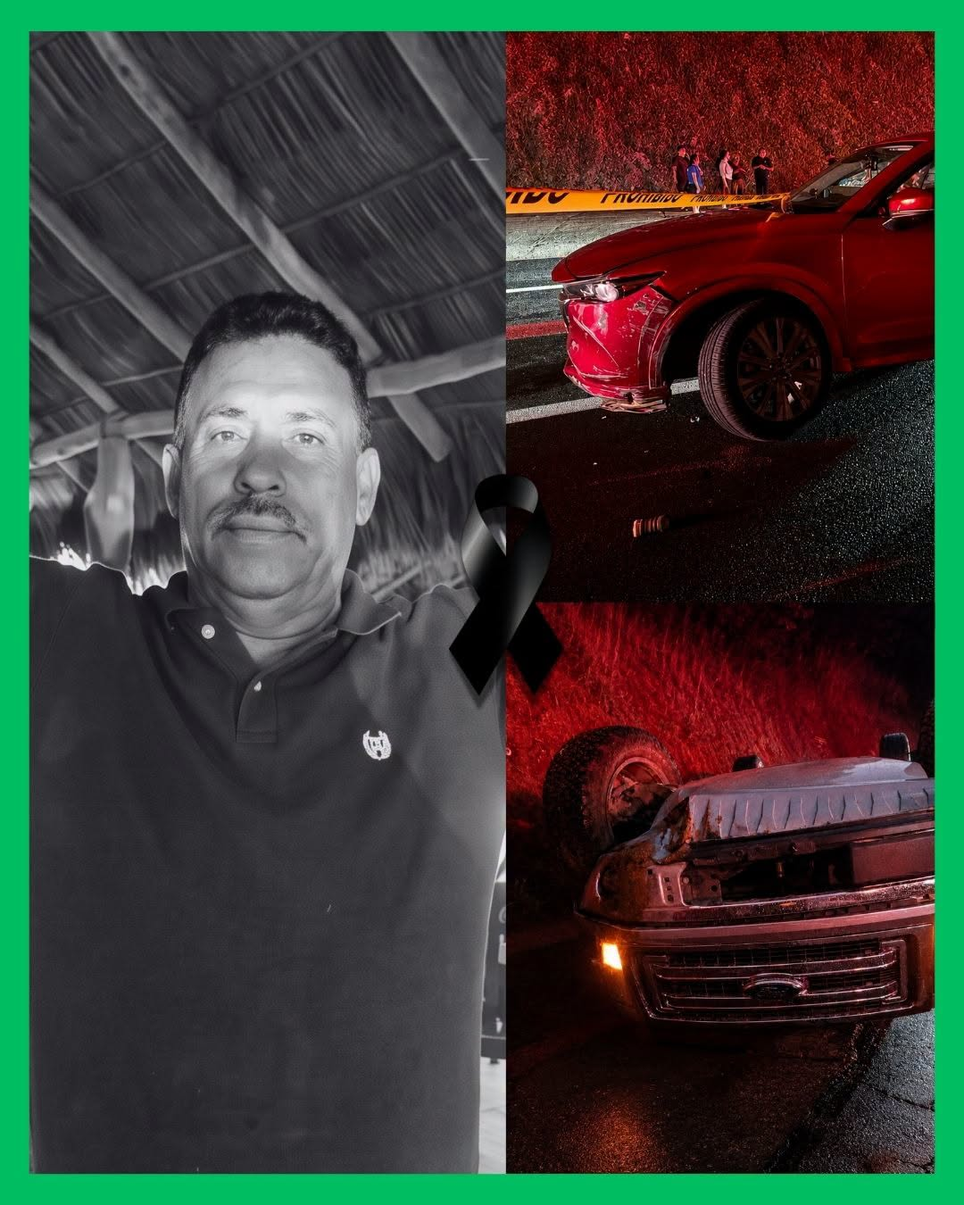 🕊️ RESTAURANTERO DE CHACALA FUE LA VÍCTIMA DEL ACCIDENTE EN LA AUTOPISTA 200D