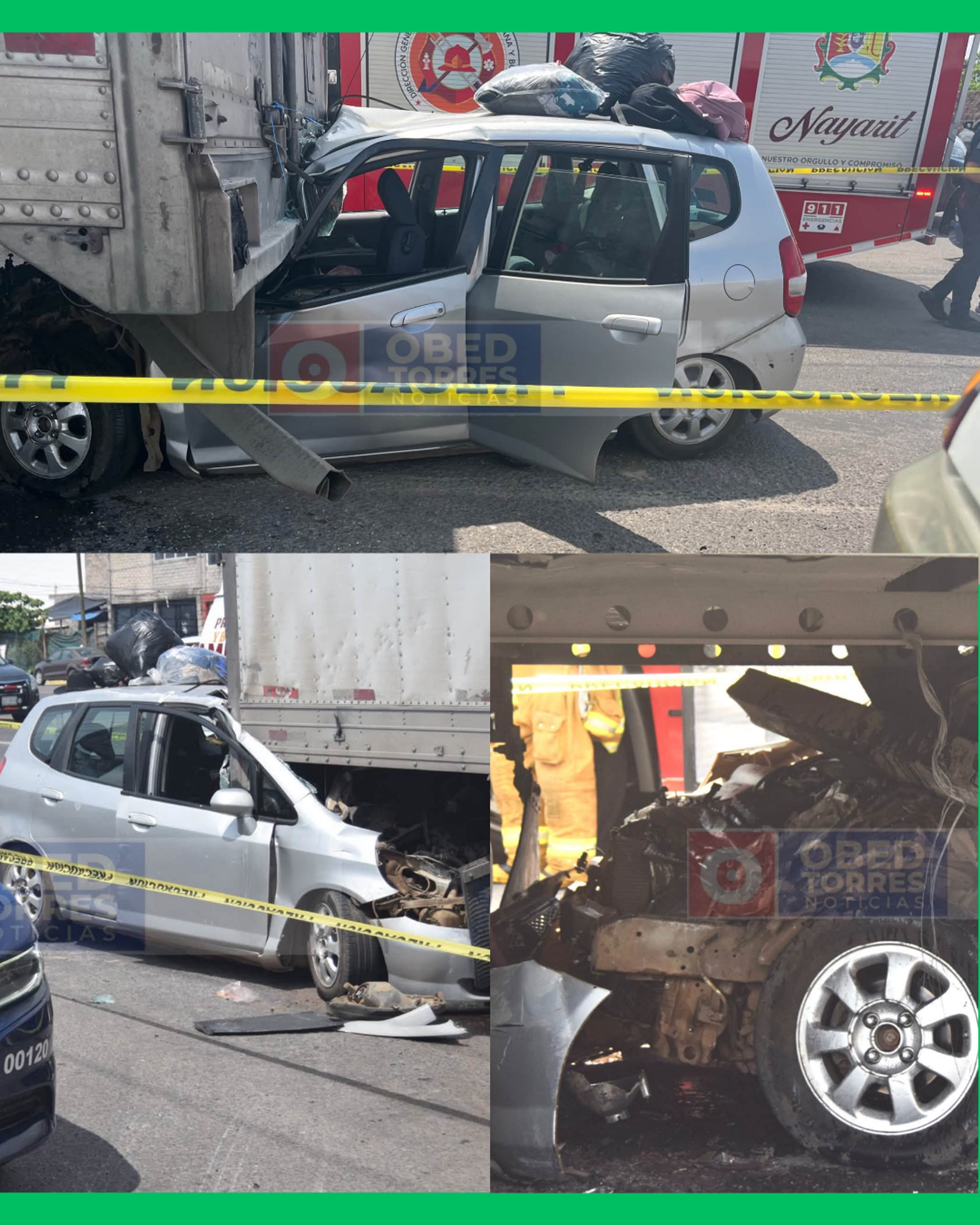  ESTUDIANTES SE IMPACTAN CONTRA TRÁILER EN LA CARRETERA FEDERAL 15 TEPIC–GDL