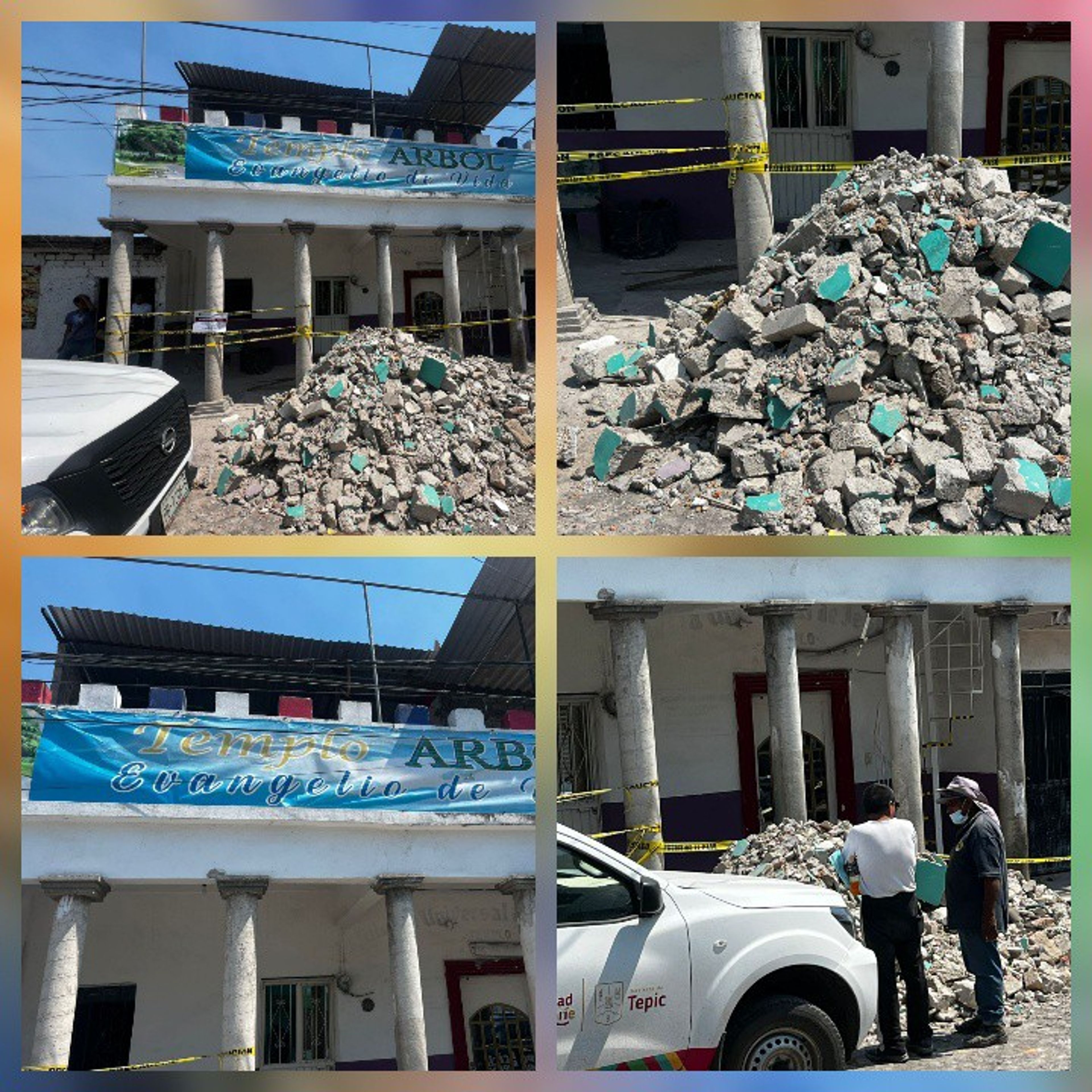 COLAPSO DE TECHO EN OBRA DE CONSTRUCCIÓN