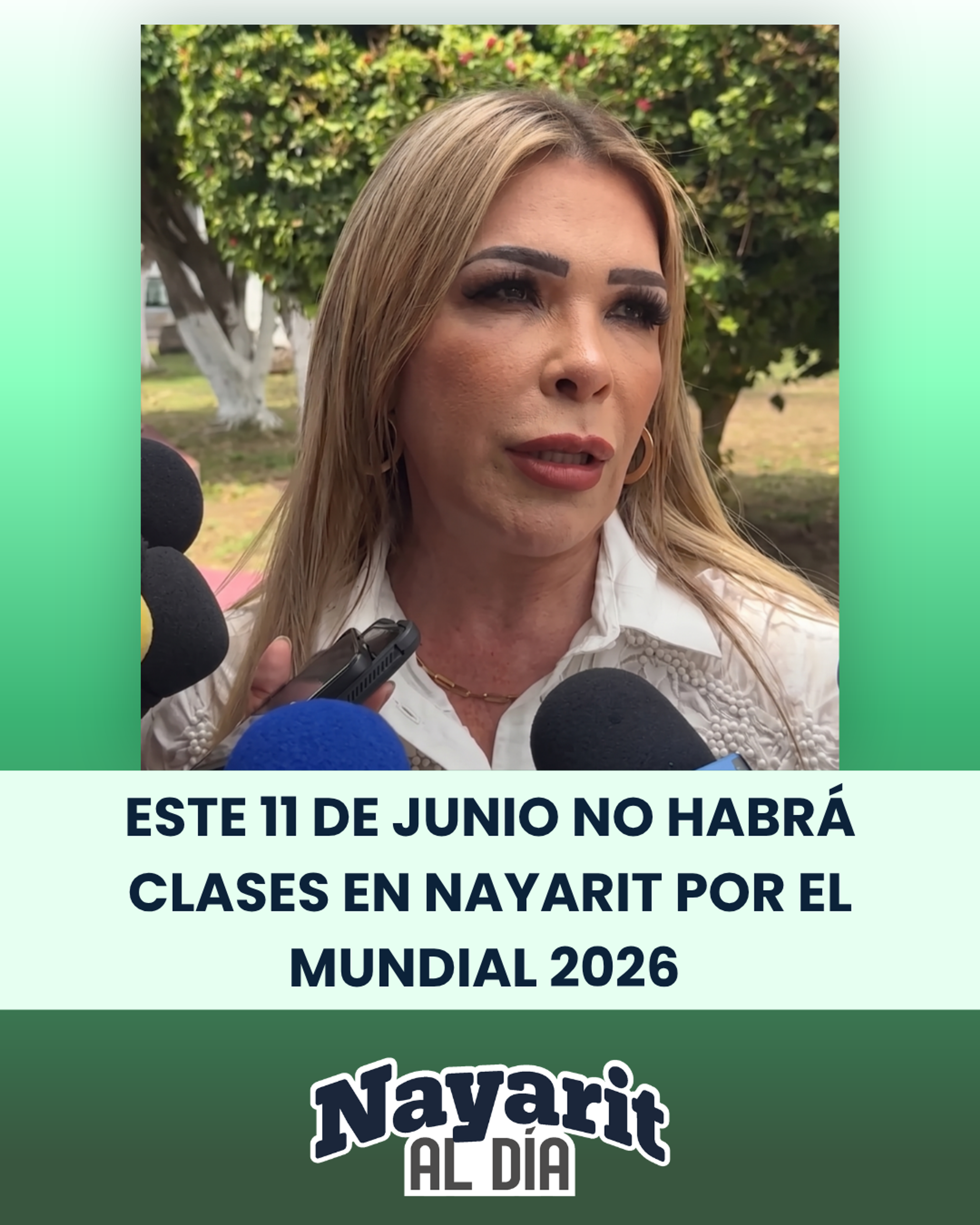 🚨⚽ ¡CONFIRMADO! EL 11 DE JUNIO NO HABRÁ CLASES EN NAYARIT NI ACTIVIDADES EN GOBIERNO POR EL MUNDIAL 2026 🇲🇽🔥