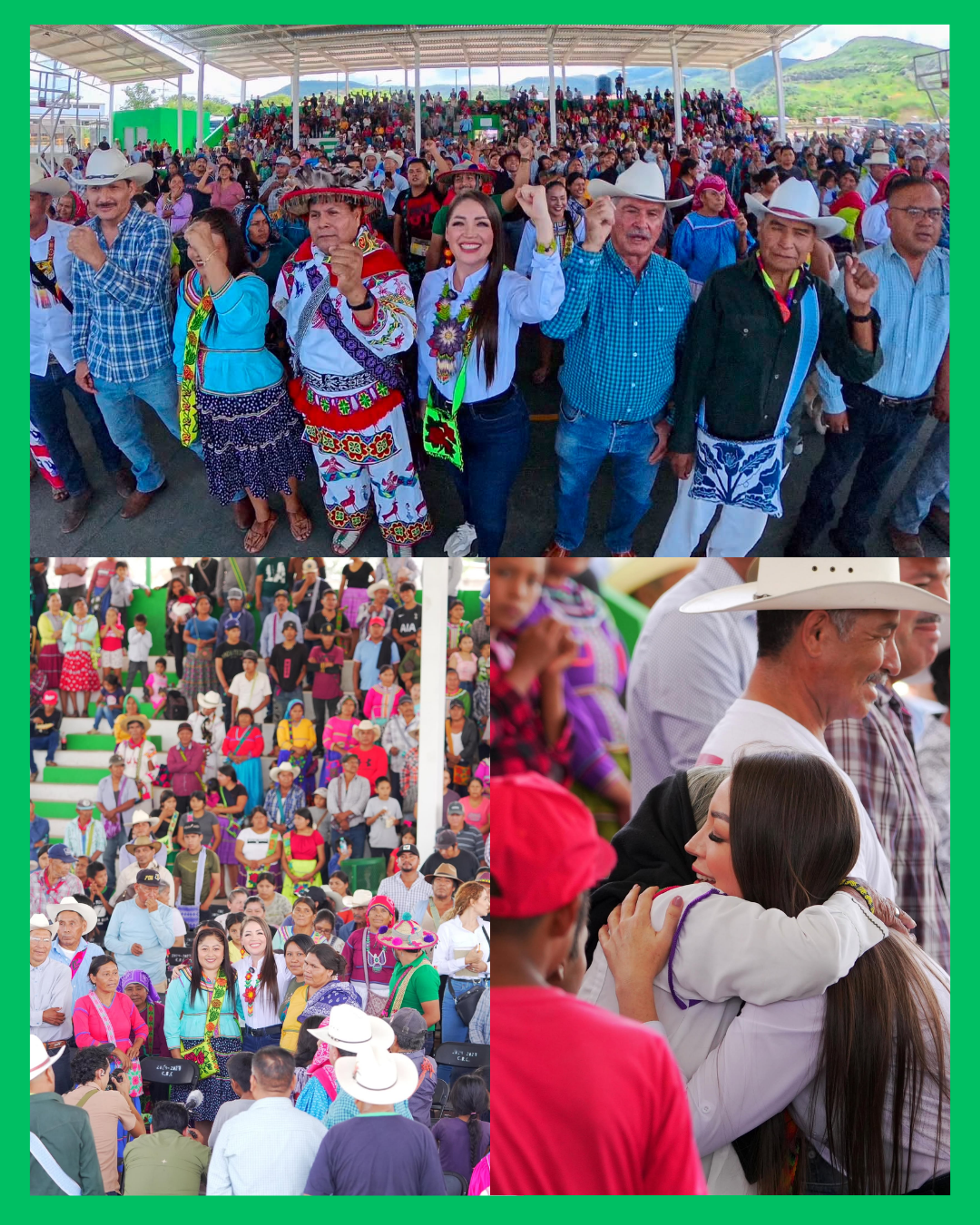 JASMIN BUGARIN LLEVA A LA SIERRA DE NAYARIT UN MENSAJE DE UNIDAD