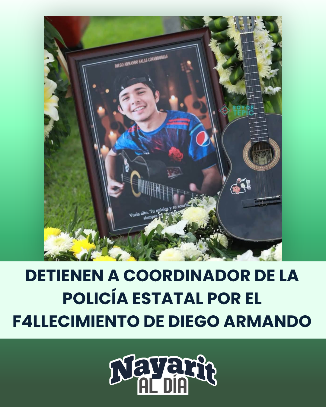 DETIENEN A COORDINADOR DE LA POLICÍA ESTATAL POR EL F4LLECIMIENTO DE DIEGO ARMANDO