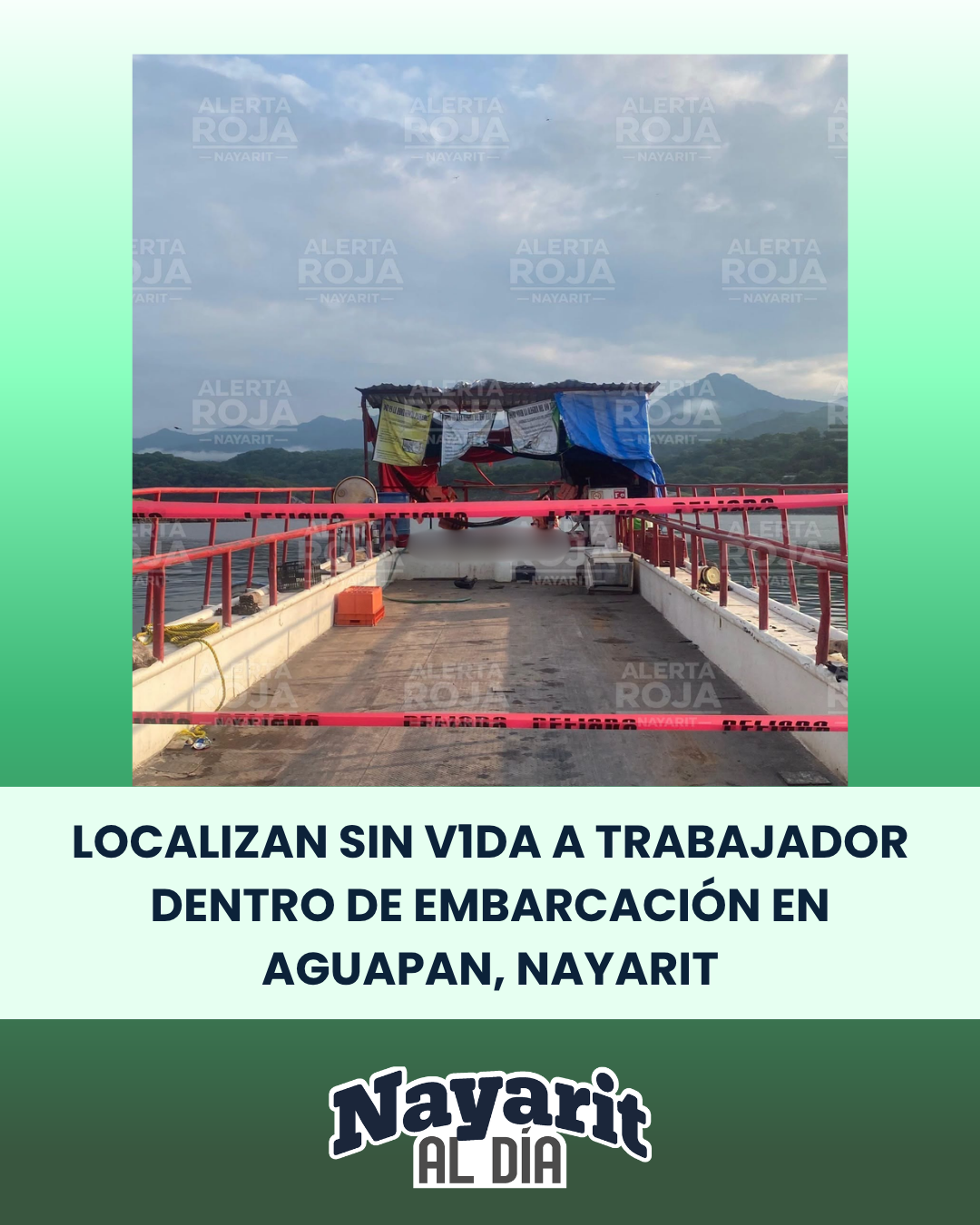 🚨🕊️ ¡LOCALIZAN SIN V1DA A TRABAJADOR DENTRO DE EMBARCACIÓN EN AGUAPAN, SANTA MARÍA DEL ORO!