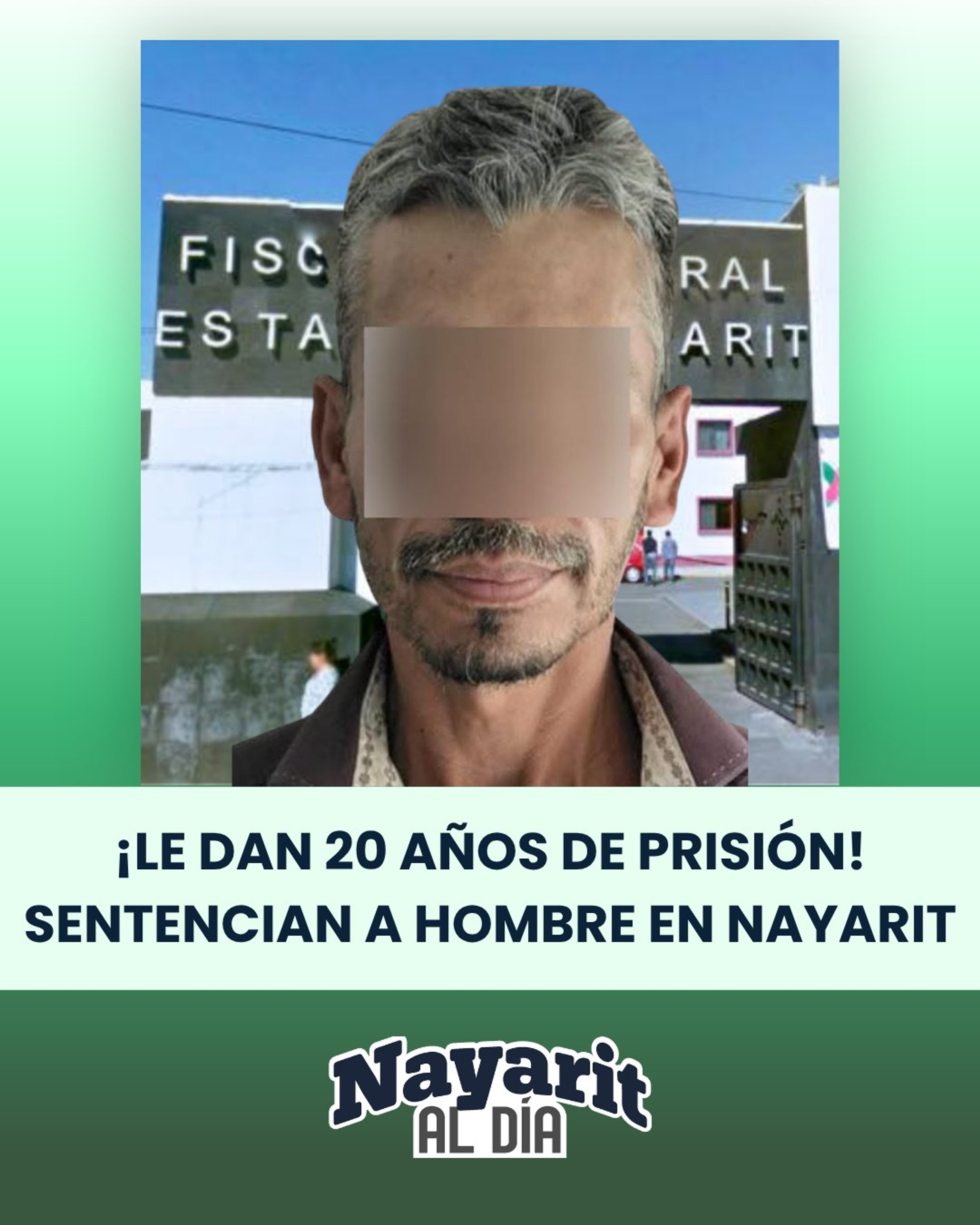 ¡LE DAN 20 AÑOS DE PRISIÓN! SENTENCIAN A HOMBRE POR H0M1C1D10 CALIFICADO EN NAYARIT