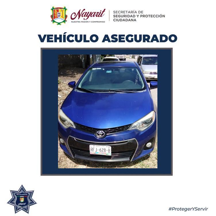 Localizan vehículo con reporte de robo