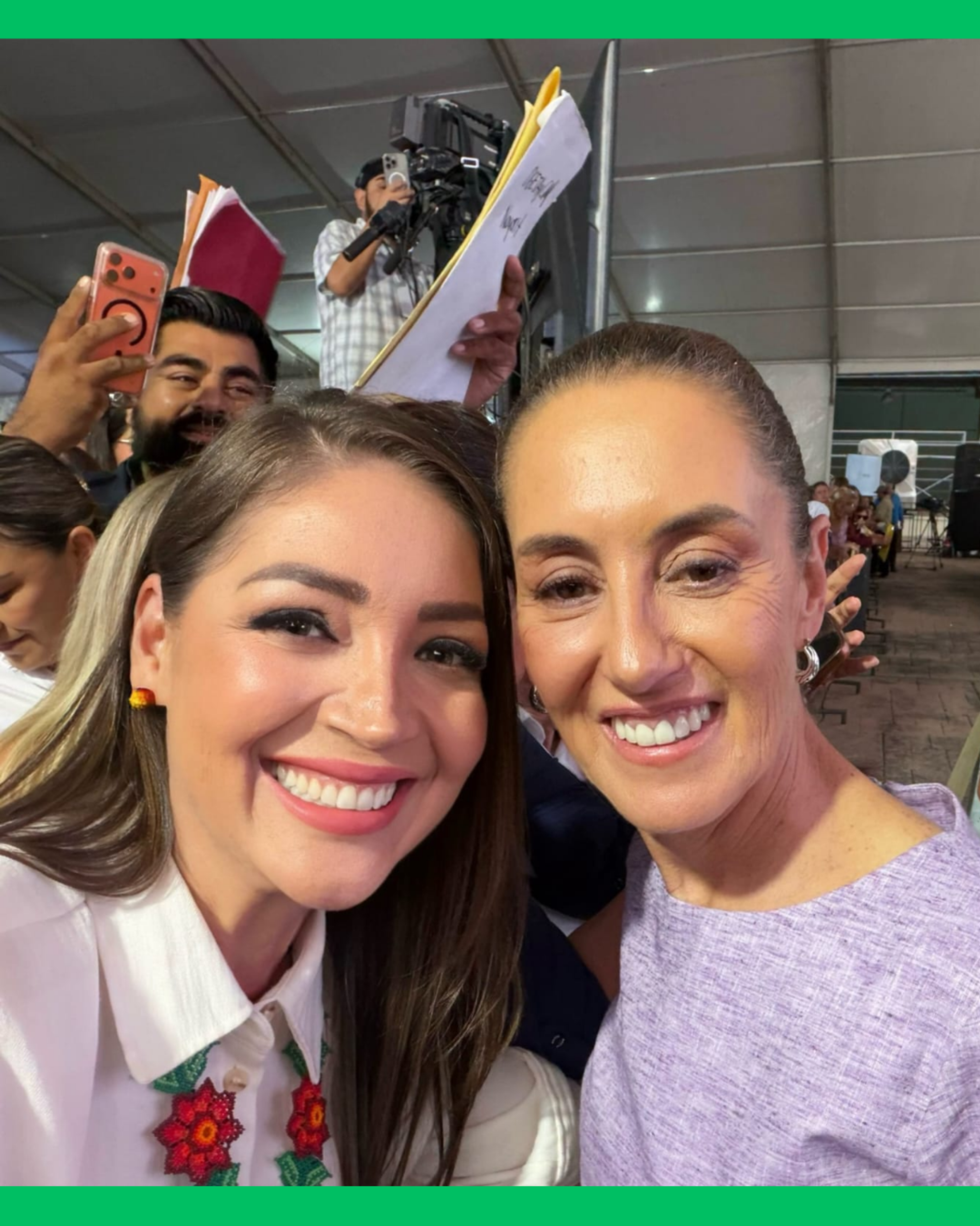 CLAUDIA SHEINBAUM VISITA NAYARIT Y JASMIN BUGARIN LE AGRADECE SU COMPROMISO CON EL ESTADO