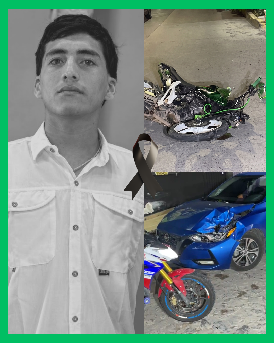 ¡F4LLECE EL JOVEN MOTOCICLISTA DEL ACCIDENTE EN BVLD. GOBERNADORES! SUS PADRES DONARÁN SUS ÓRGANOS