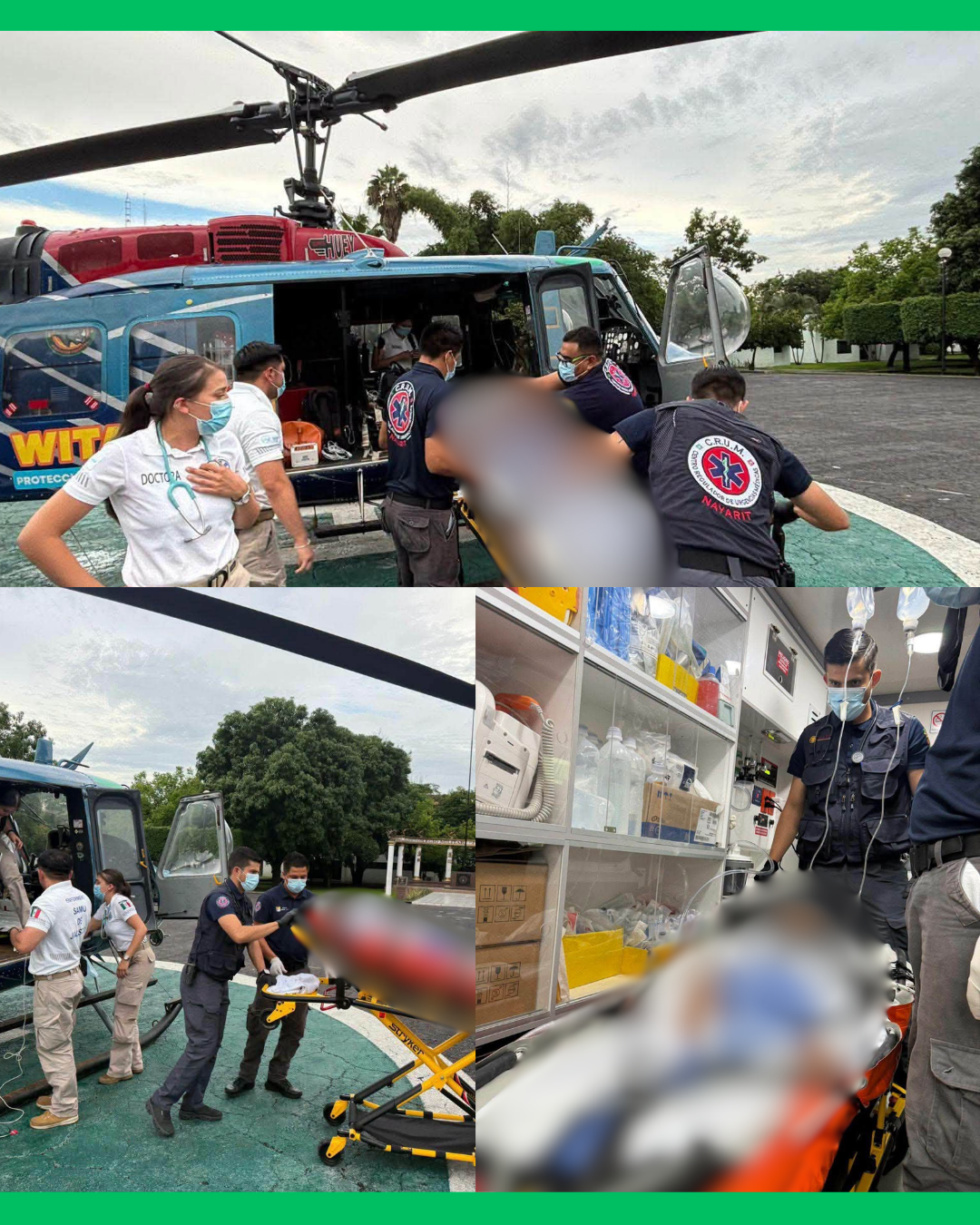 🚁 ¡TRASLADAN DE EMERGENCIA A MUJER EMBARAZADA DE EL NAYAR LA RÁPIDA ACCIÓN MÉDICA LOGRÓ SALVARLE LA V!D4!