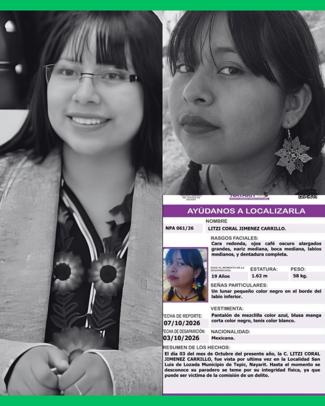 ENCUENTRAN SIN V1D4 A MUJER EN LA LOCALIDAD DE SAN LUIS DE LOZADA, TEPIC