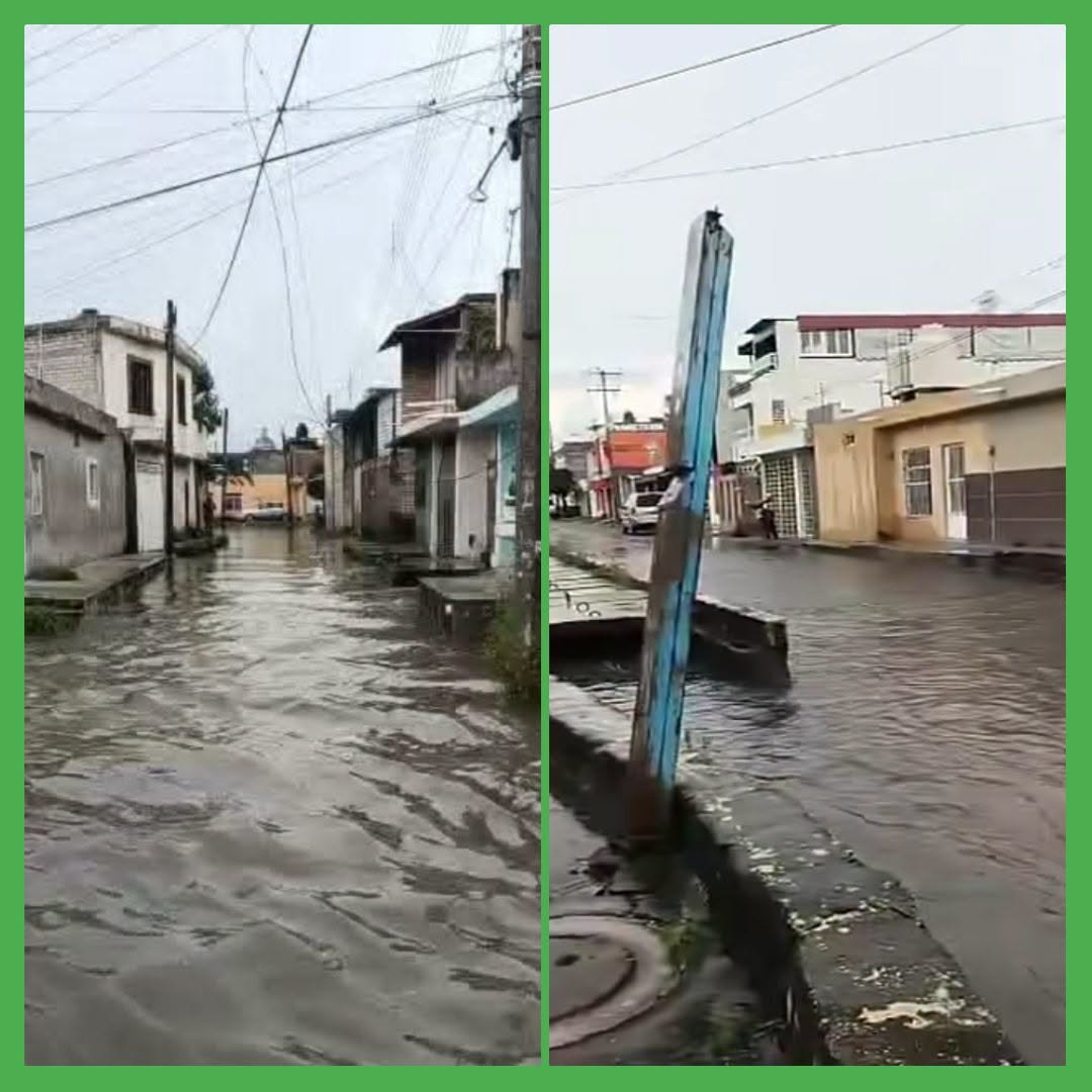 ATENCIÓN | SE INUNDA CANAL EN LA COLONIA COMERCIANTES