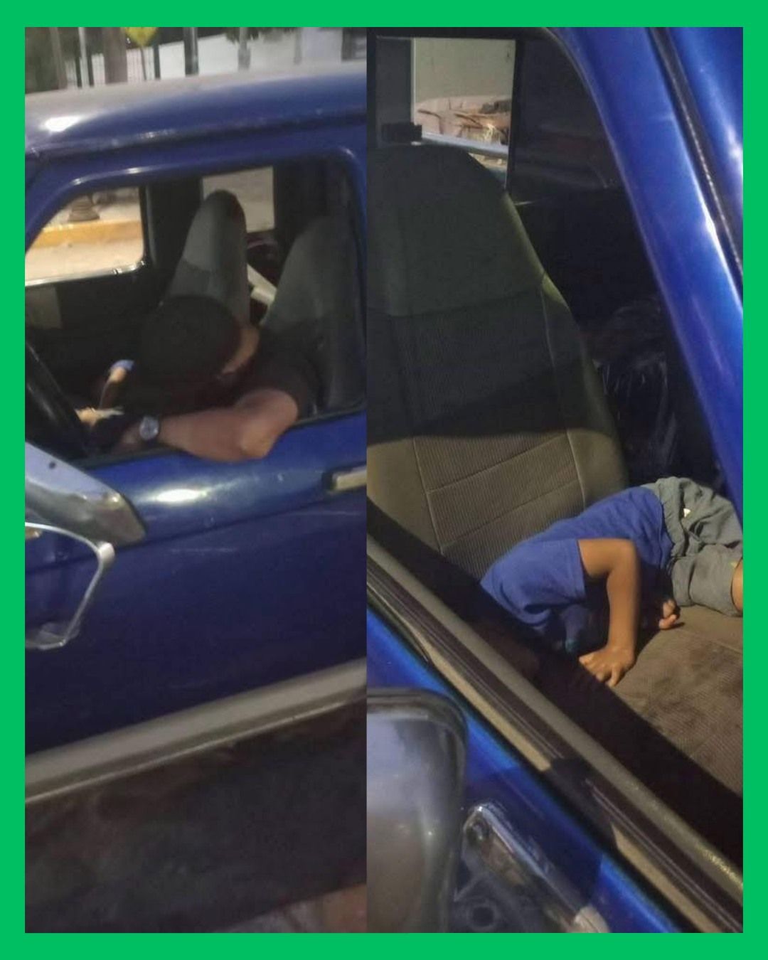 🚨 ENCUENTRAN A HOMBRE EBRIO DORMIDO EN CAMIONETA CON UN MENOR EN BAHÍA DE BANDERAS🚨