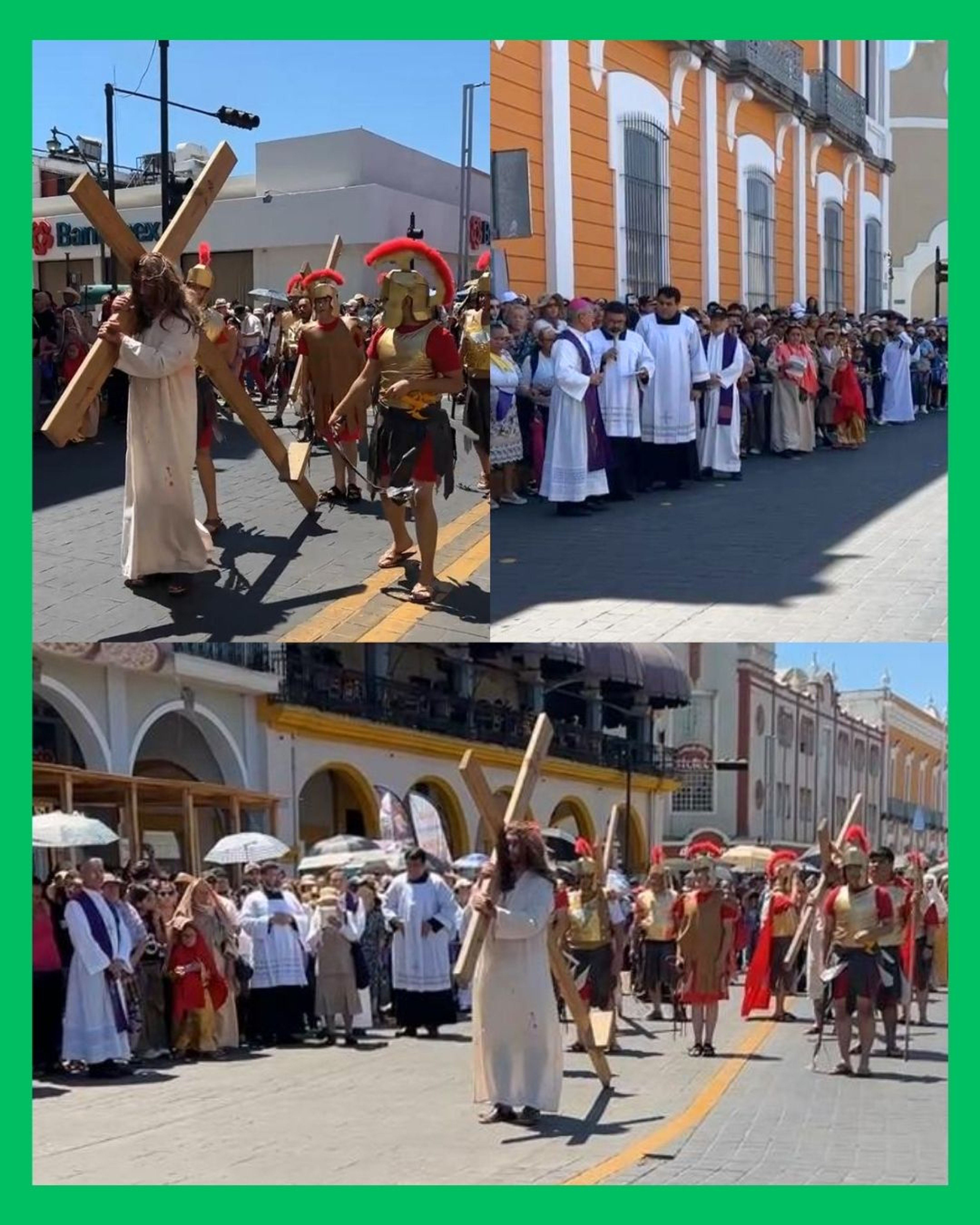 VIACRUCIS VIVIENTE RECORRE AVENIDA MÉXICO EN TEPIC