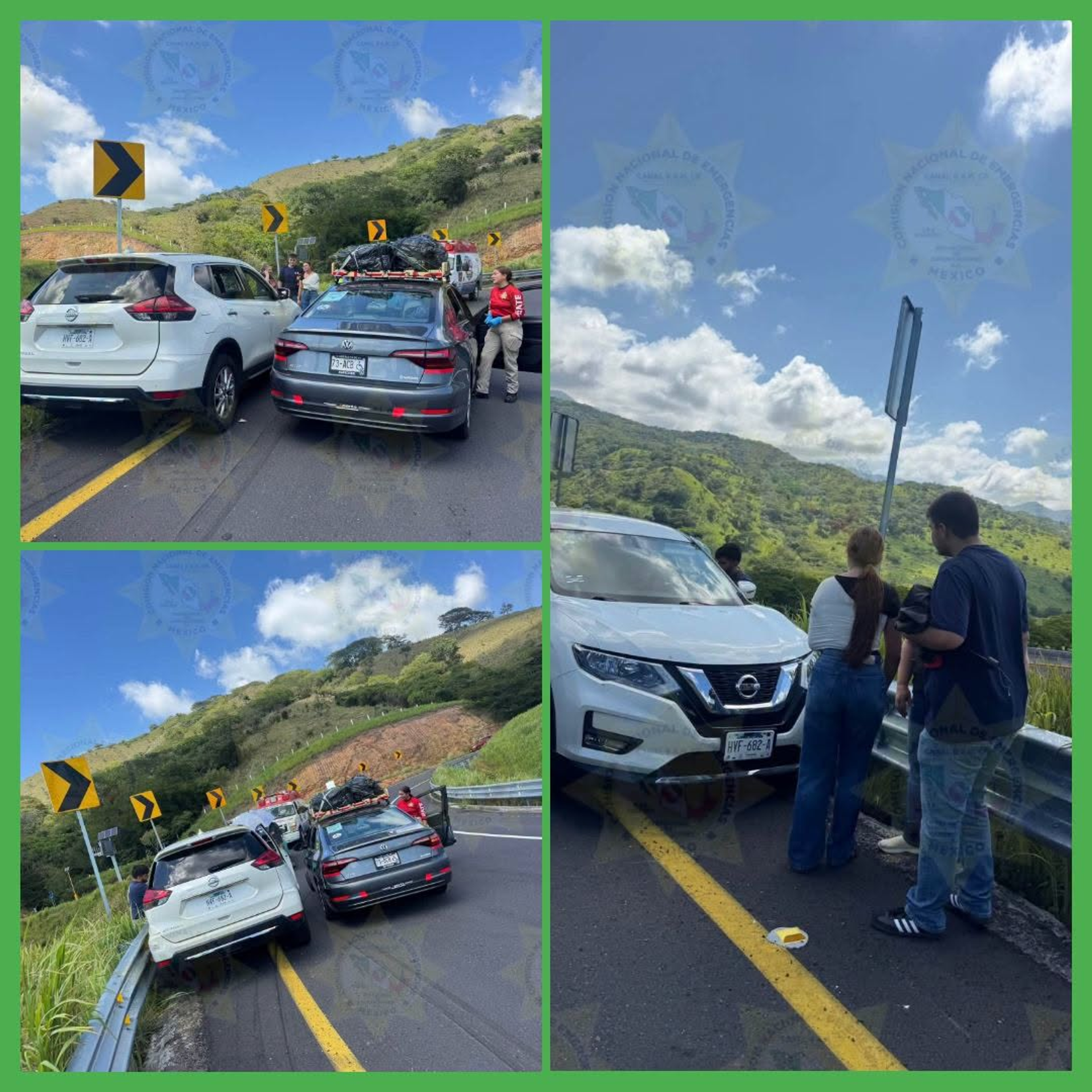  ACCIDENTE CON LESIONADOS EN LA AUTOPISTA 70D