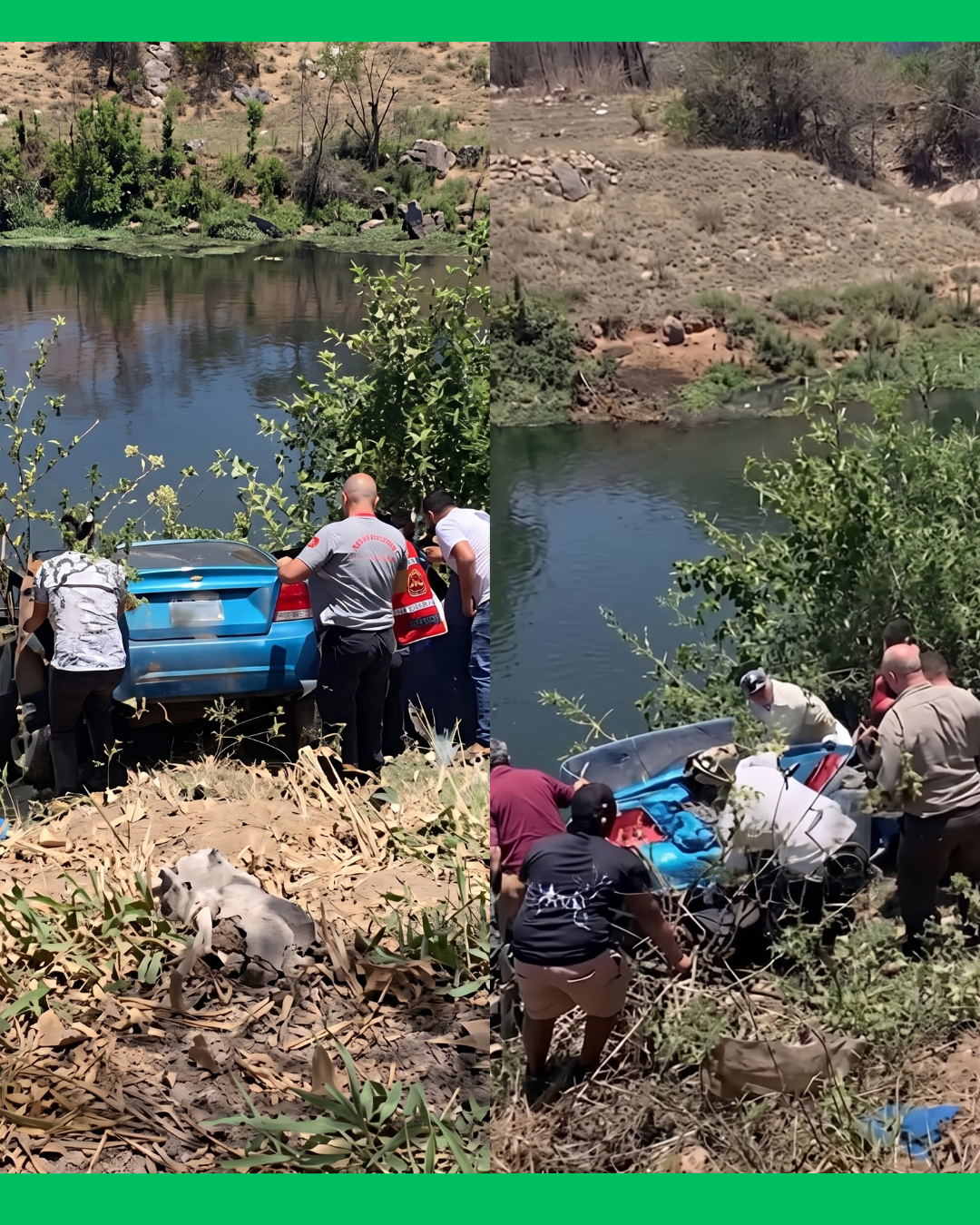 🚨⚠️ MUJER TERMINA CON SU VEHÍCULO DENTRO DEL RÍO MOLOLOA EN TEPIC