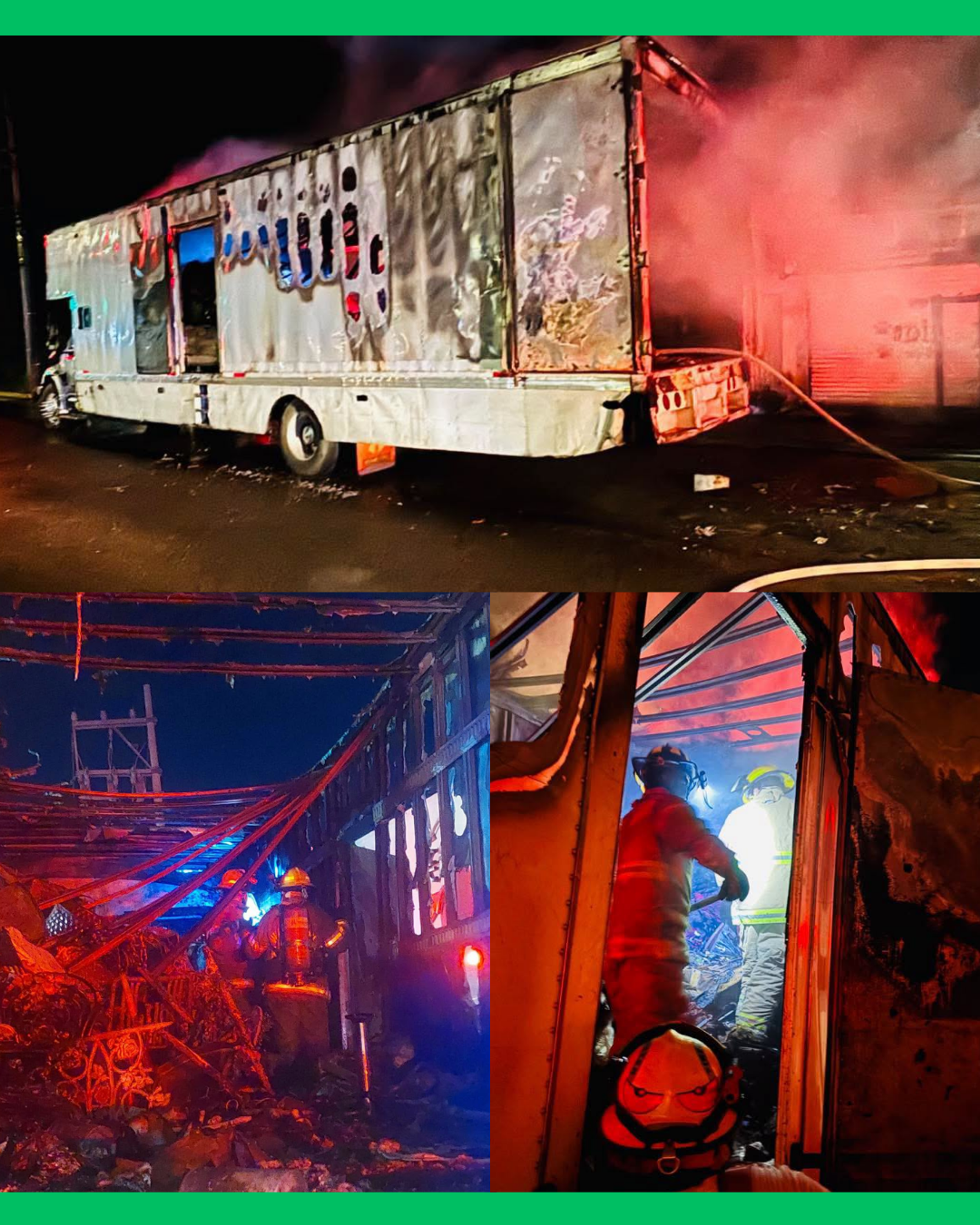 SE INCENDIA CAMIÓN DE CARGA EN BUCERÍAS, BAHÍA DE BANDERAS