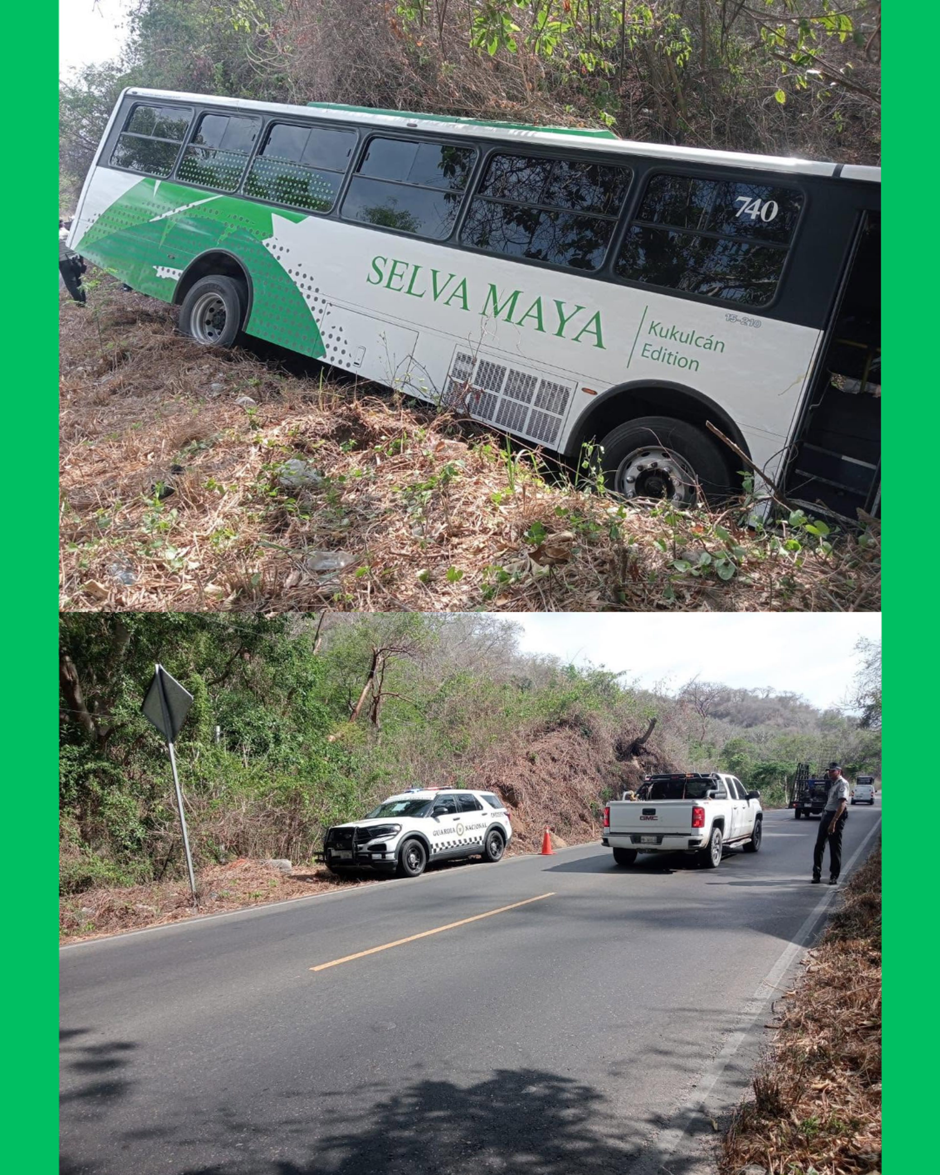 ¡CAMIÓN TERMINA FUERA DE LA CARRETERA FEDERAL 200 EN BAHÍA DE BANDERAS!