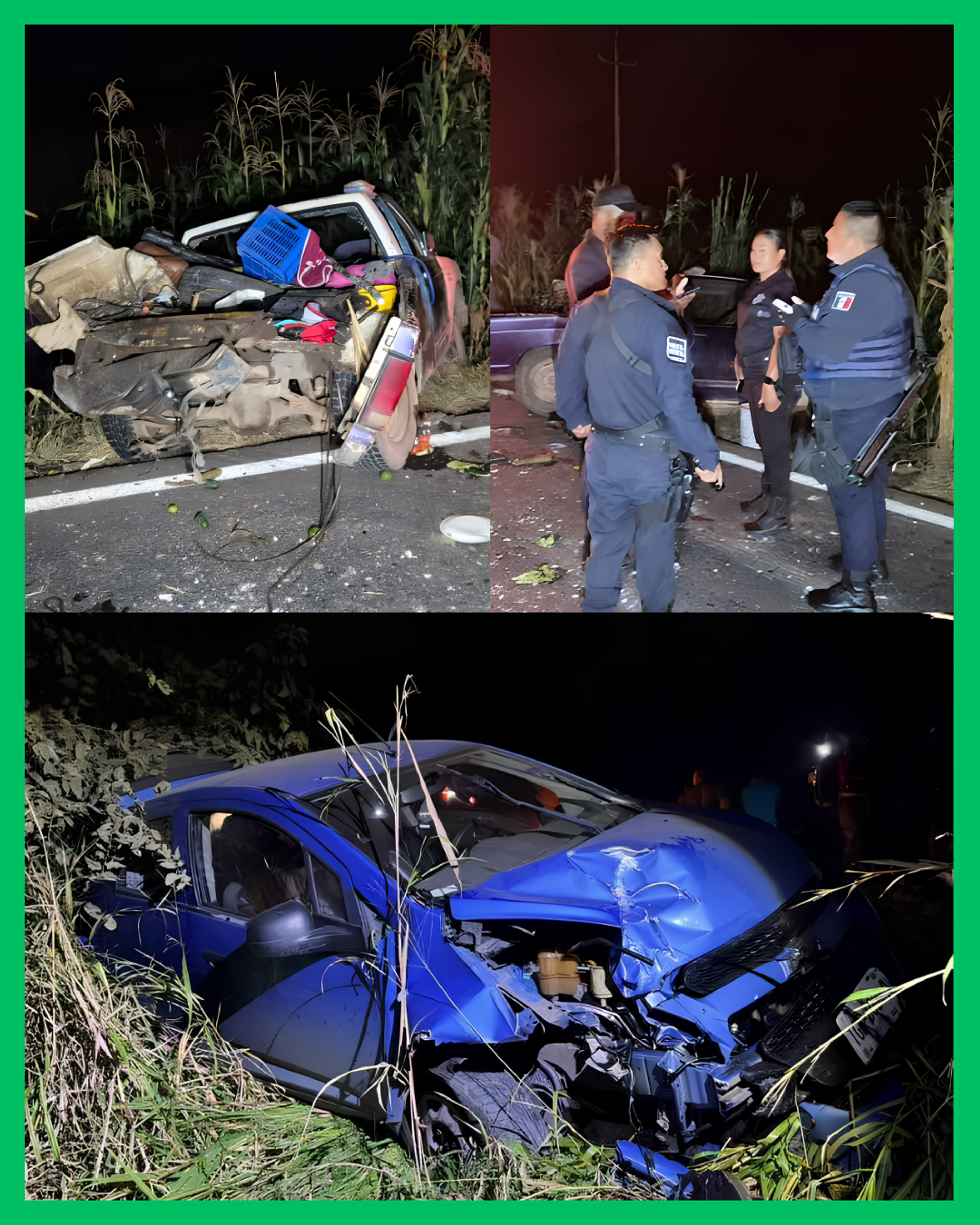 ACCIDENTE EN LA CARRETERA TEPIC-GUADALAJARA DEJA CINCO PERSONAS LESIONADAS