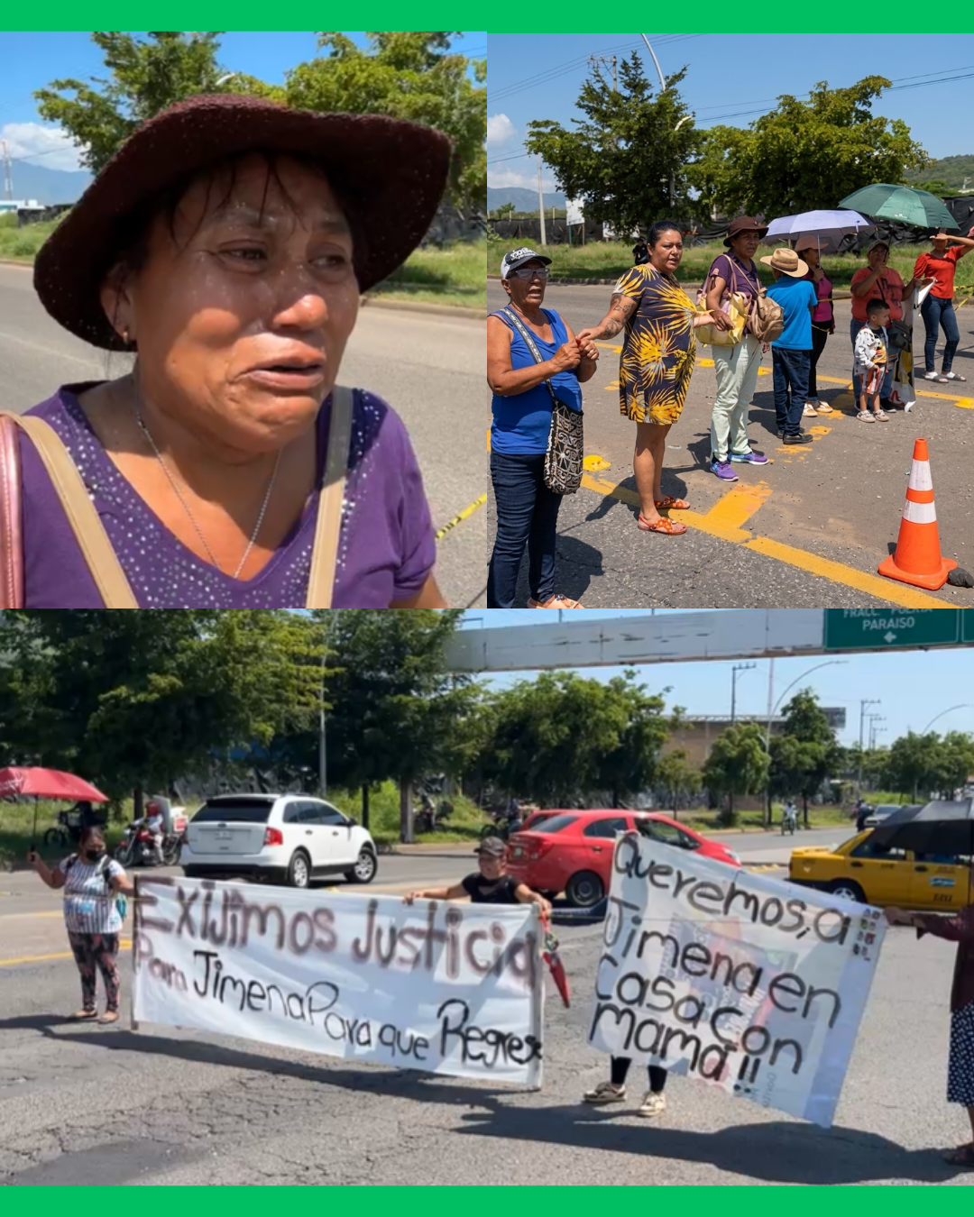 🚨 ¡PIDEN QUE NIÑA DE 3 AÑOS SEA DEVUELTA A SU MADRE Y BLOQUEAN AV. AGUAMILPA! 🚨
