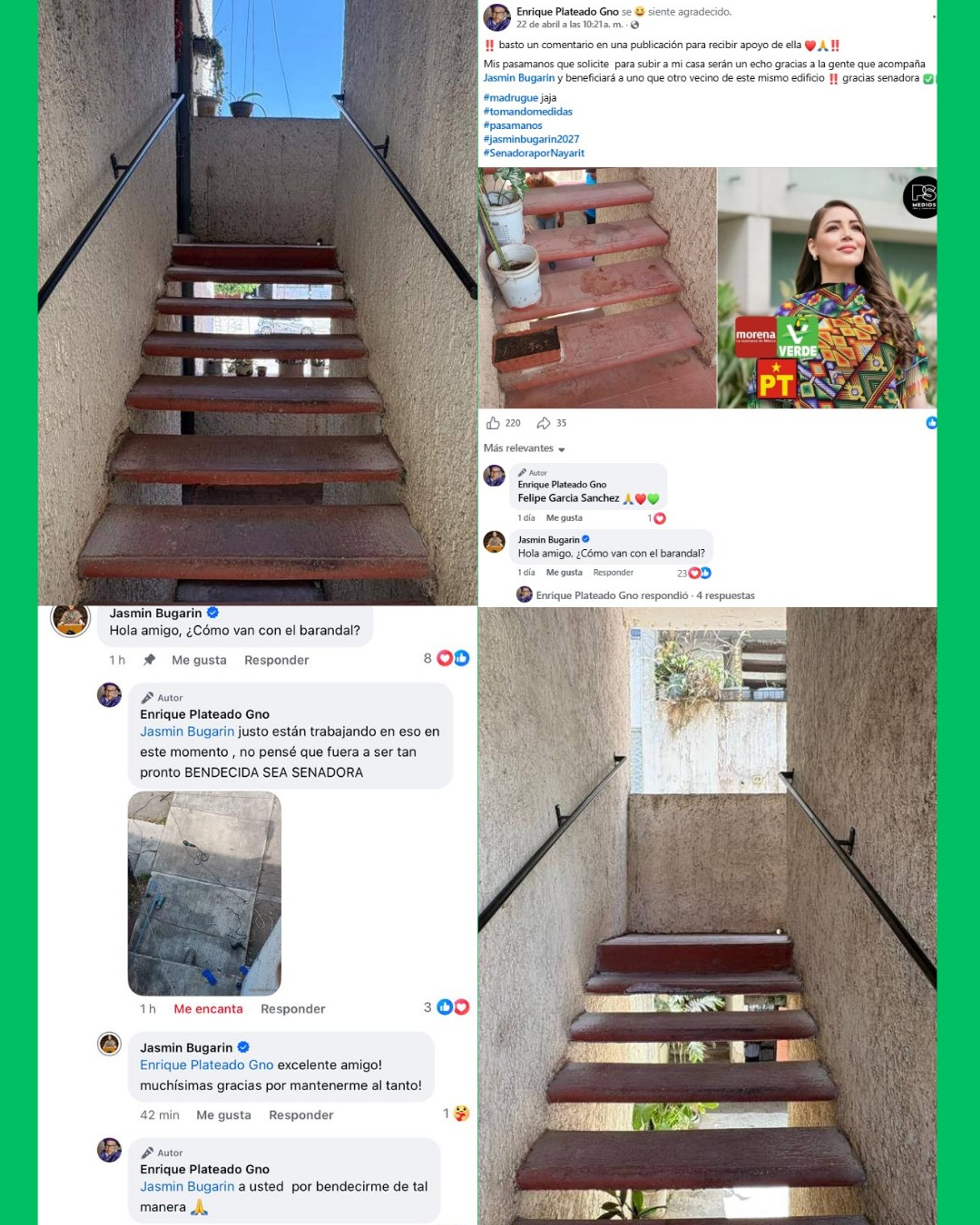 ¡RESPONDIÓ Y CAMBIÓ UNA VIDA! JASMÍN BUGARÍN APOYA A CIUDADANO CON PROBLEMAS DE SALUD