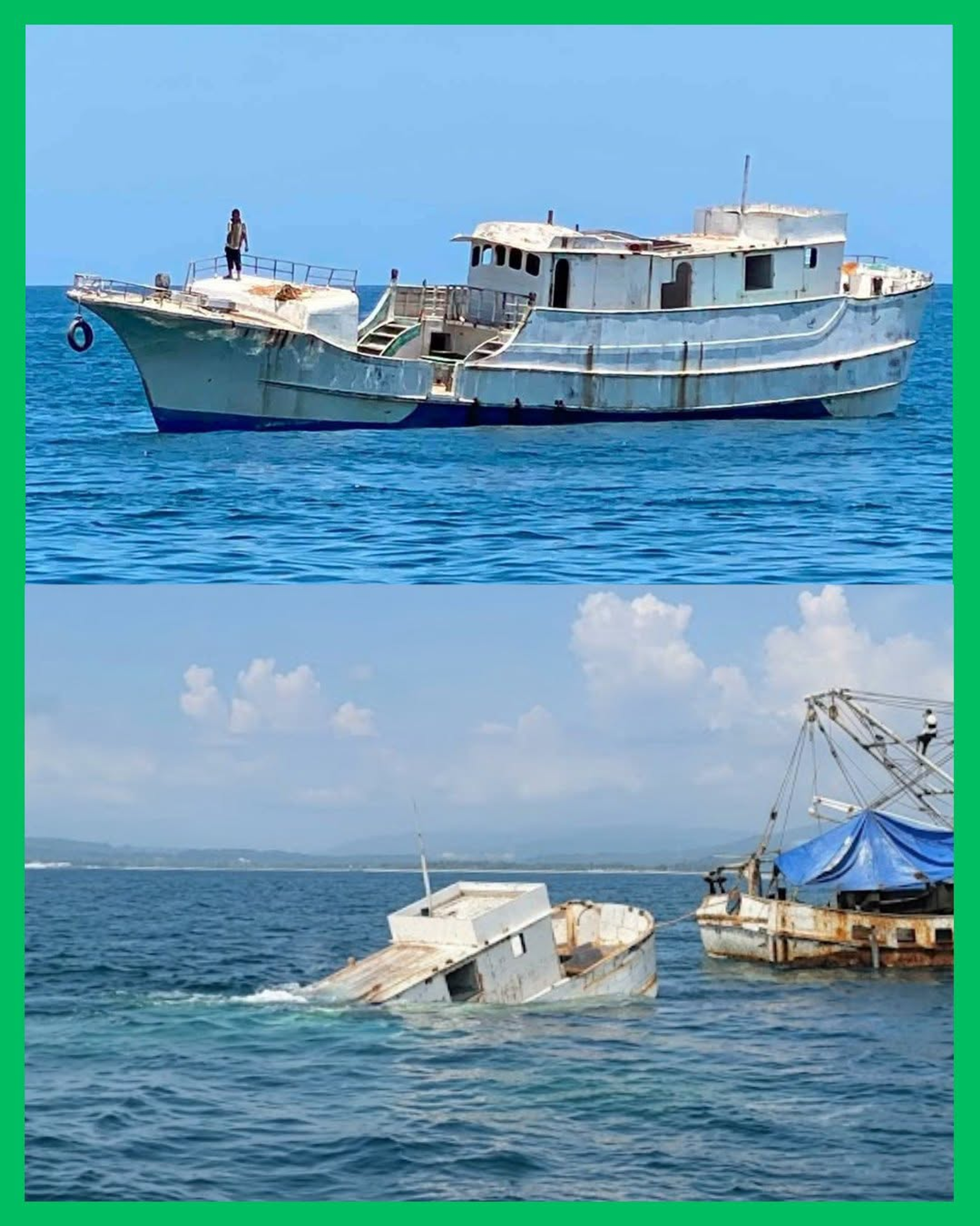 🌊 ¡HUNDEN EMBARCACIÓN FRENTE A LA ISLA DEL CORAL PARA CREAR UN NUEVO REFUGIO MARINO!