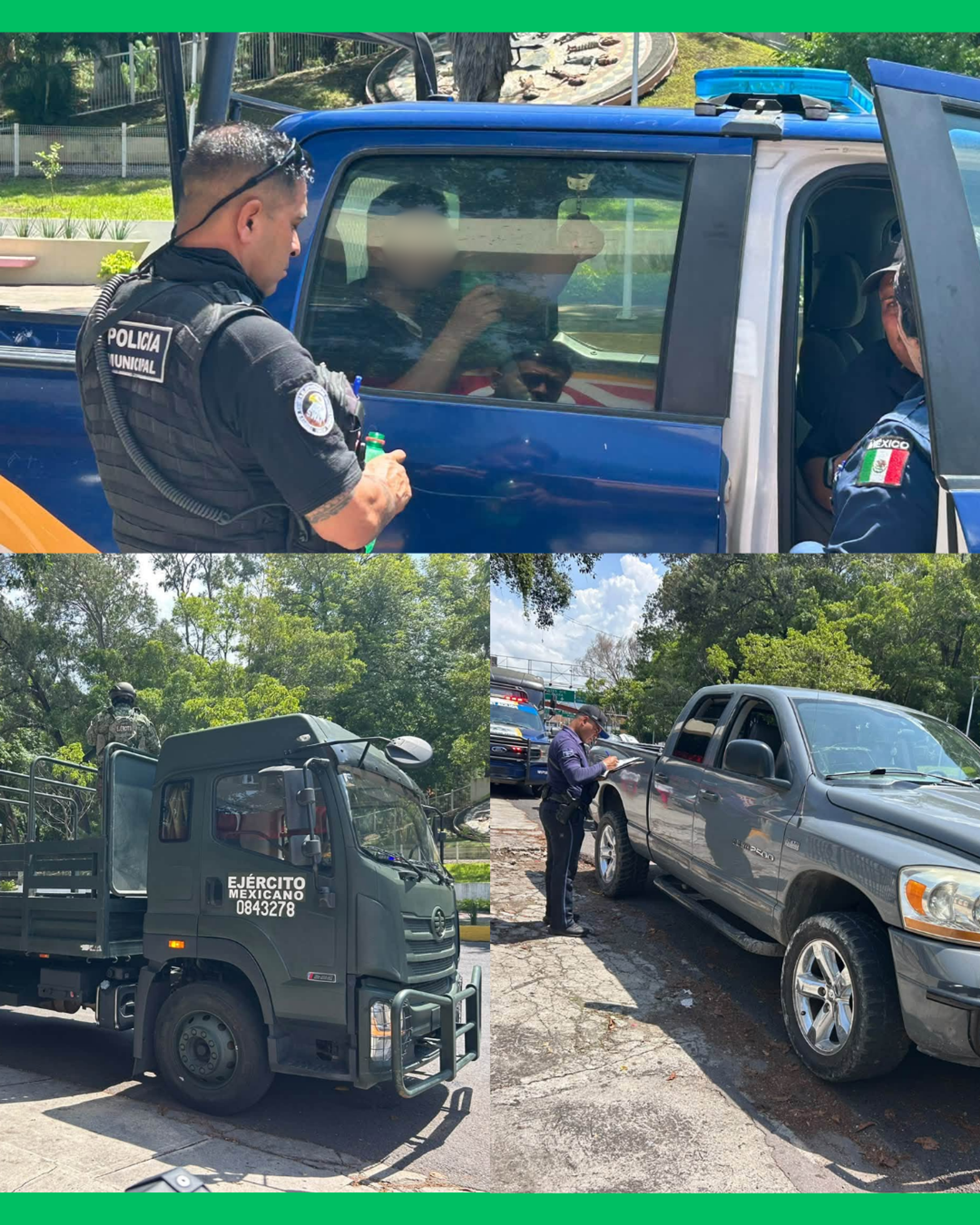 DETIENEN A CONDUCTOR TRAS ENCONTRARLE UN 4RM4 EN LA AV. INSURGENTES, EN TEPIC