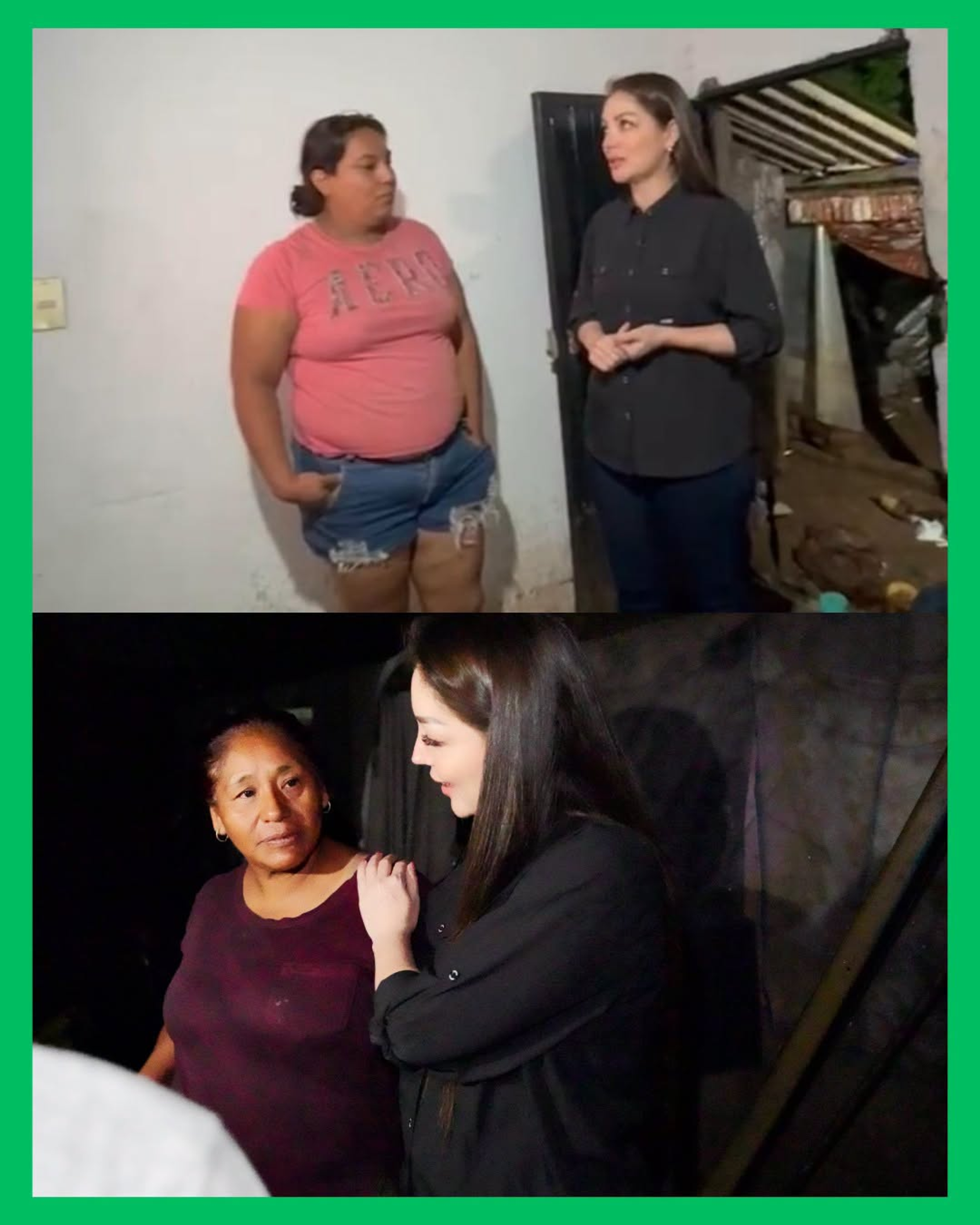  JASMÍN BUGARÍN LLEVA APOYO A FAMILIAS AFECTADAS POR INUNDACIONES EN AHUACATLÁN