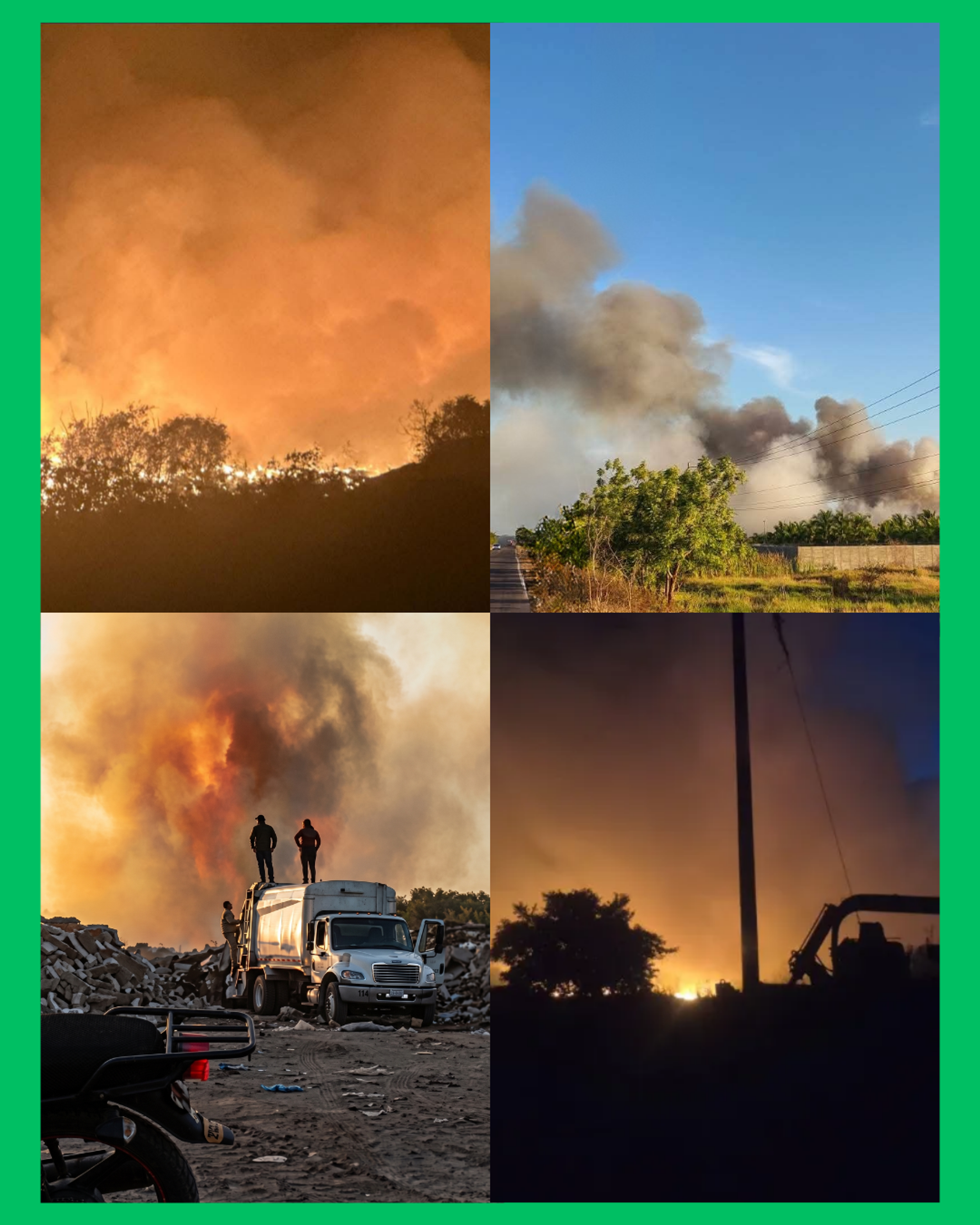 🚨⚠️ ¡SAN BLAS ENTRE HUMO Y MOLESTIAS! INCENDIO EN BASURERO "LA VIROCHA"