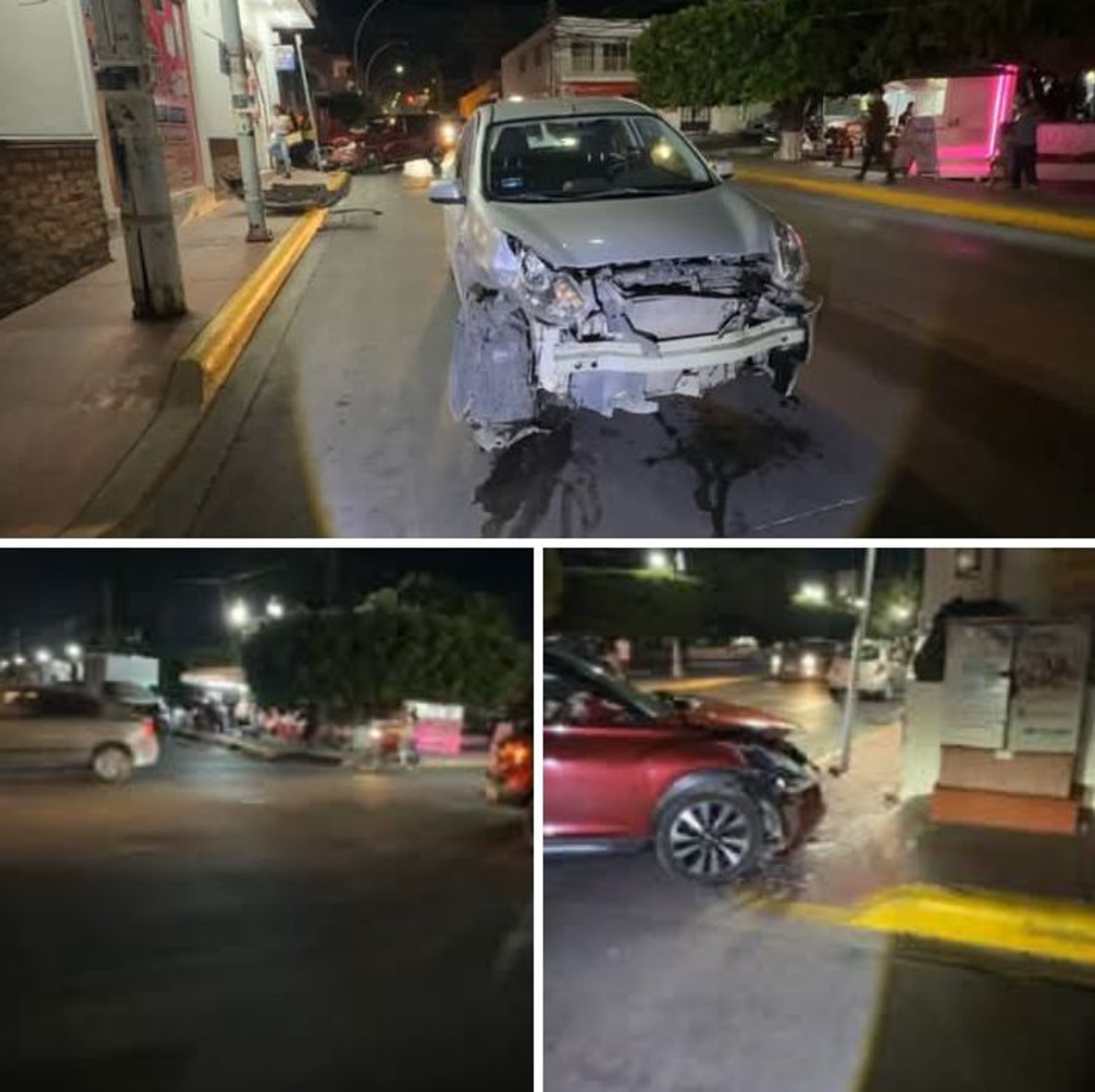  FUERTE CHOQUE EN TEPIC PROTAGONIZA APARATOSO ACCIDENTE