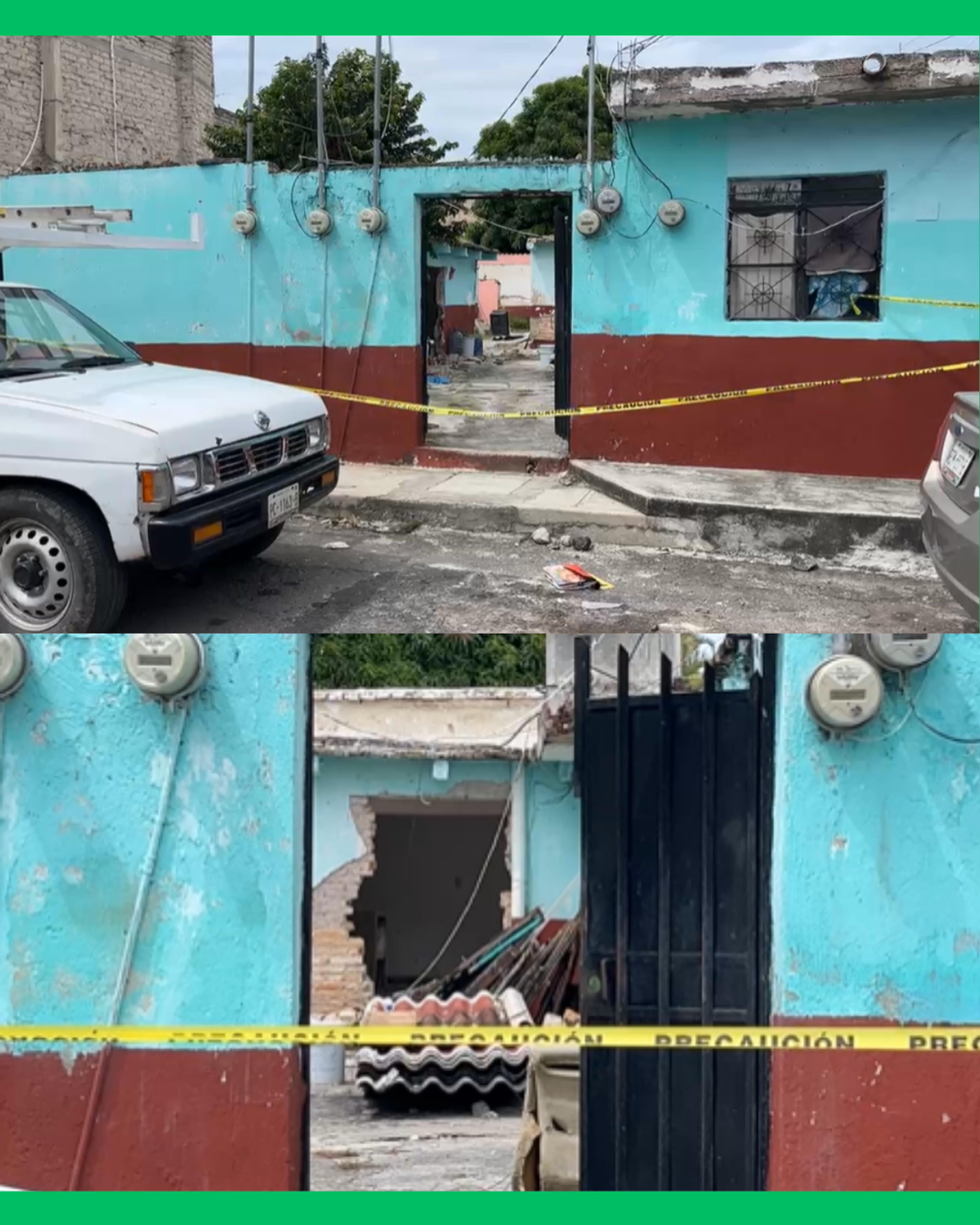 MU3R3 ALBAÑIL TRAS CAERLE UNA BARDA EN LA COL. HERIBERTO CASAS, TEPIC