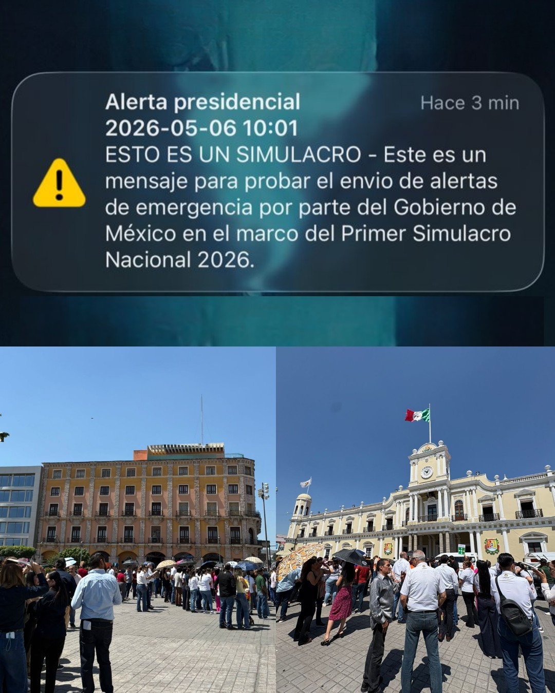 ¡TEPIC NO QUEDÓ FUERA! ASÍ SE VIVIÓ EL PRIMER SIMULACRO NACIONAL 2026 ⚠️