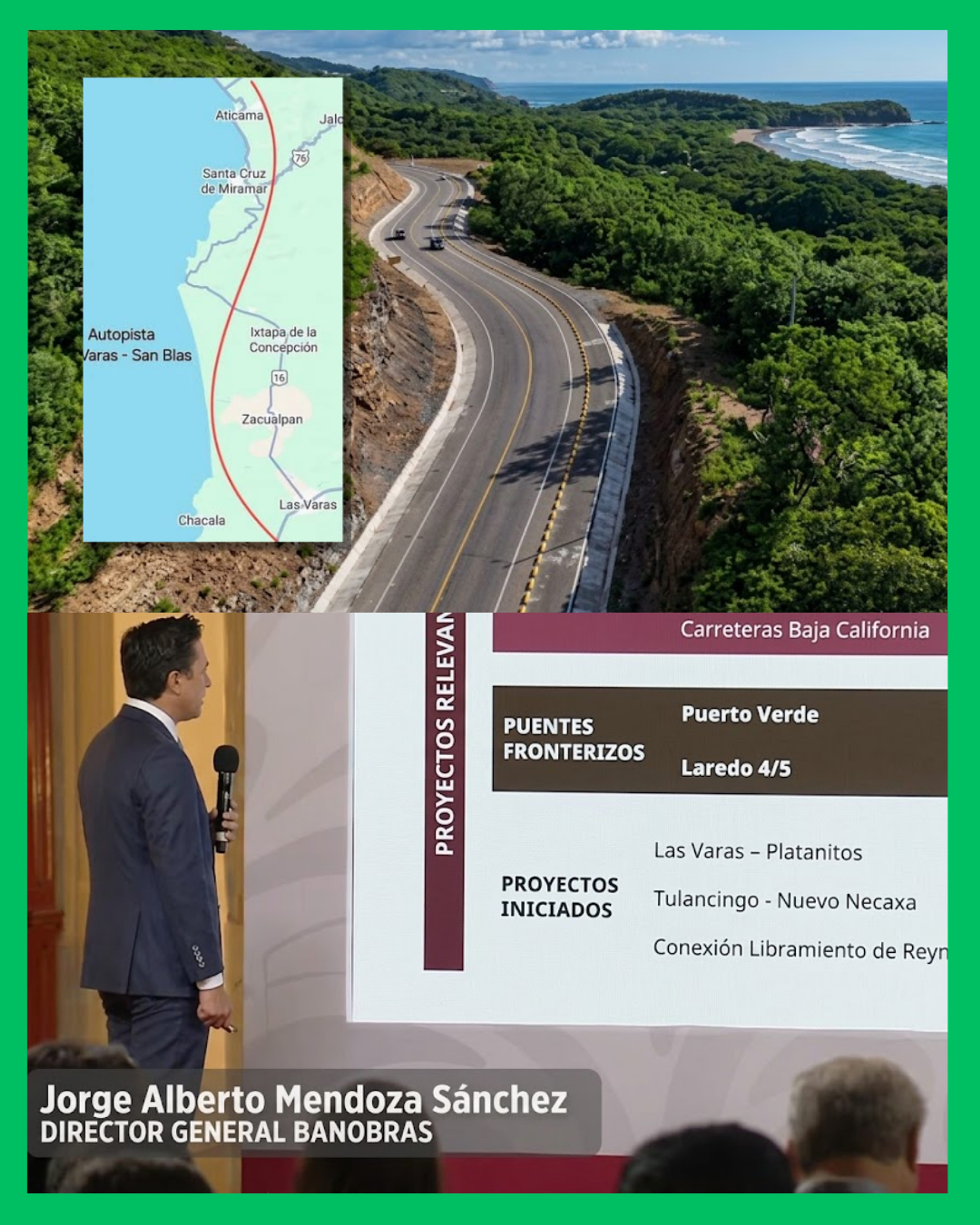 🚧 ARRANCA ETAPA DE CONSTRUCCIÓN DE LA AUTOPISTA LAS VARAS–PLATANITOS EN NAYARIT
