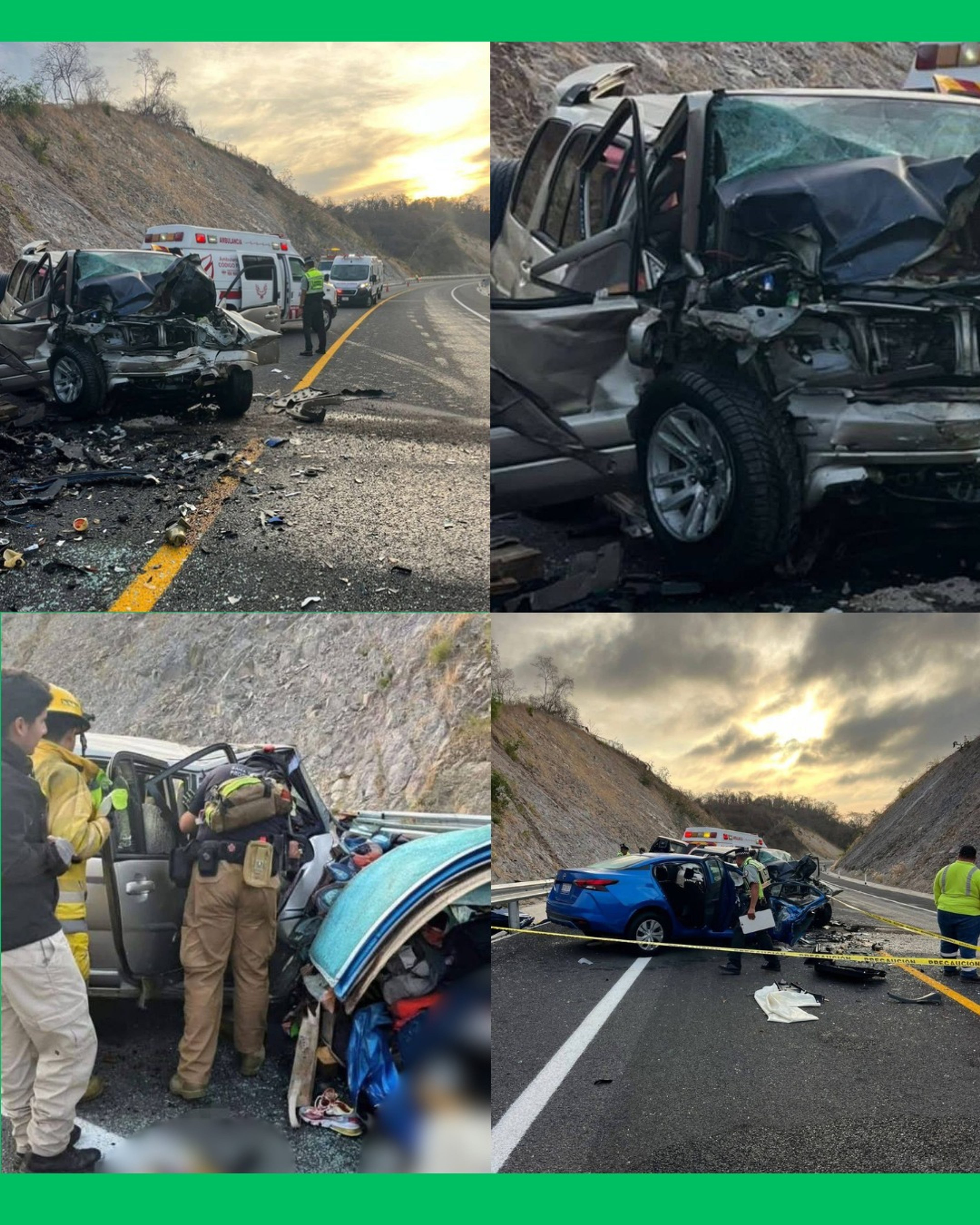  ¡IMPACTANTE ACCIDENTE EN LA AUTOPISTA! DOS PERSONAS PIERD3N LA V!D4 TRAS FUERTE CHOQUE DE FRENTE 