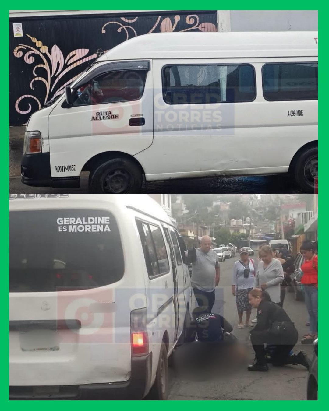 MUJER DE 72 AÑOS PIERDE LA V1DA TRAS SER ARROLLADA POR UNA COMBI EN TEPIC