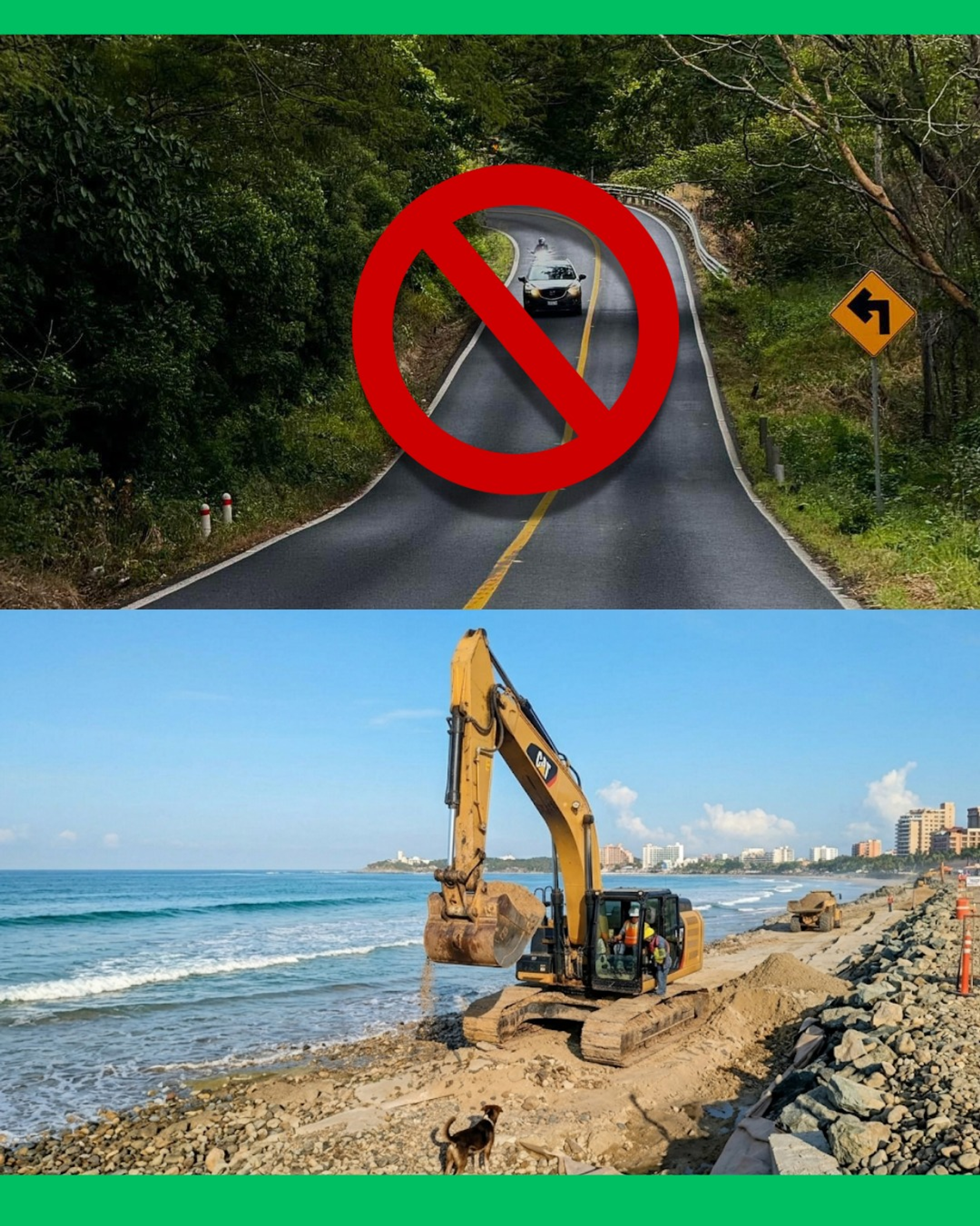  ¡PUNTA DE MITA SE LEVANTA! HABITANTES ADVIERTEN CIERRE DE CARRETERA POR DEFENSA DE SUS PLAYAS