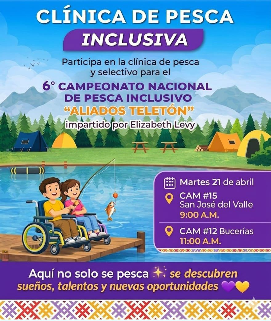 IMPULSAN CLÍNICA DE PESCA INCLUSIVA EN BAHÍA DE BANDERA