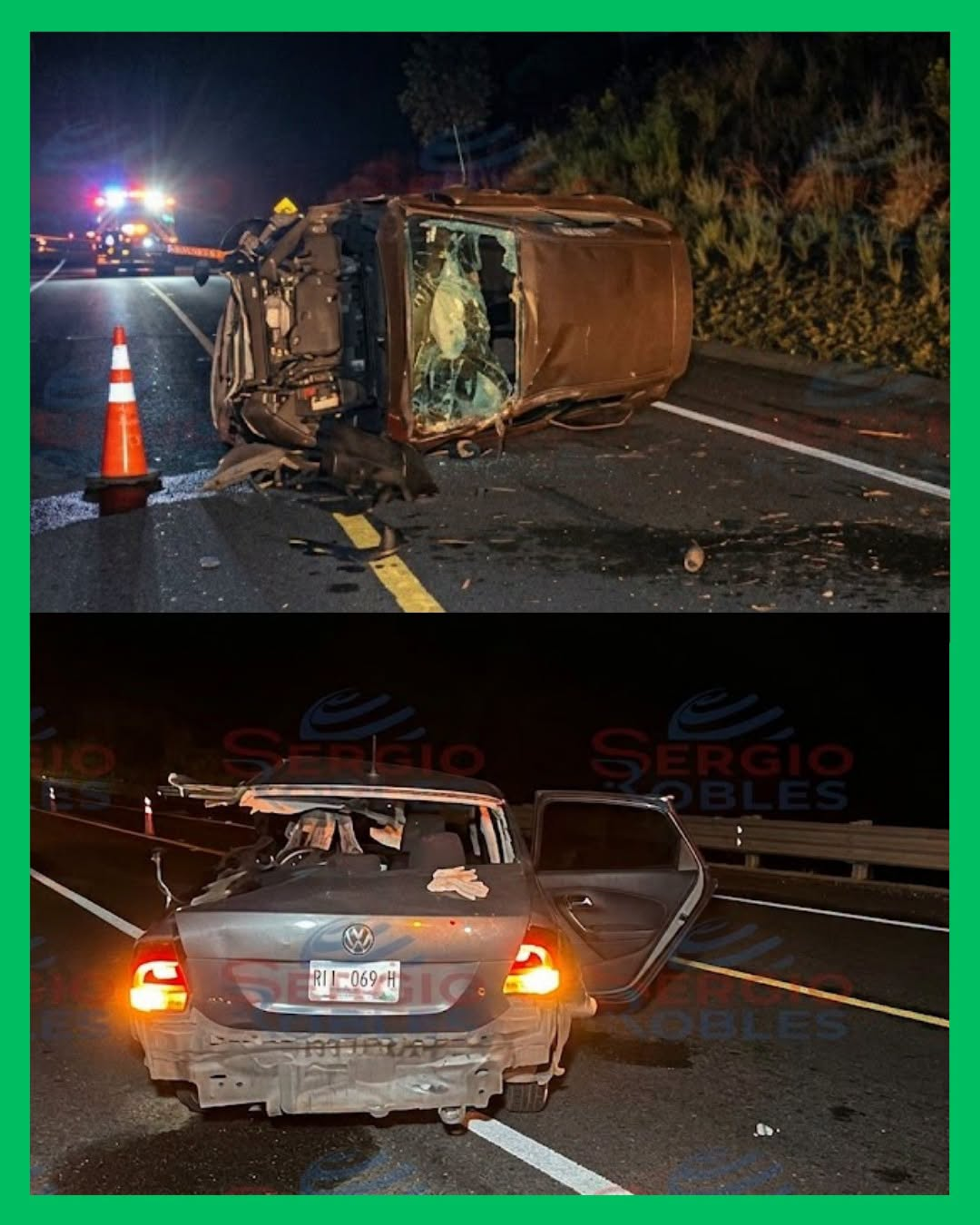 ¡DOS JÓVENES SE ACCIDENTAN Y PIERDEN LA VID4 EN LA AUTOPISTA TEPIC–MATANCHÉN!