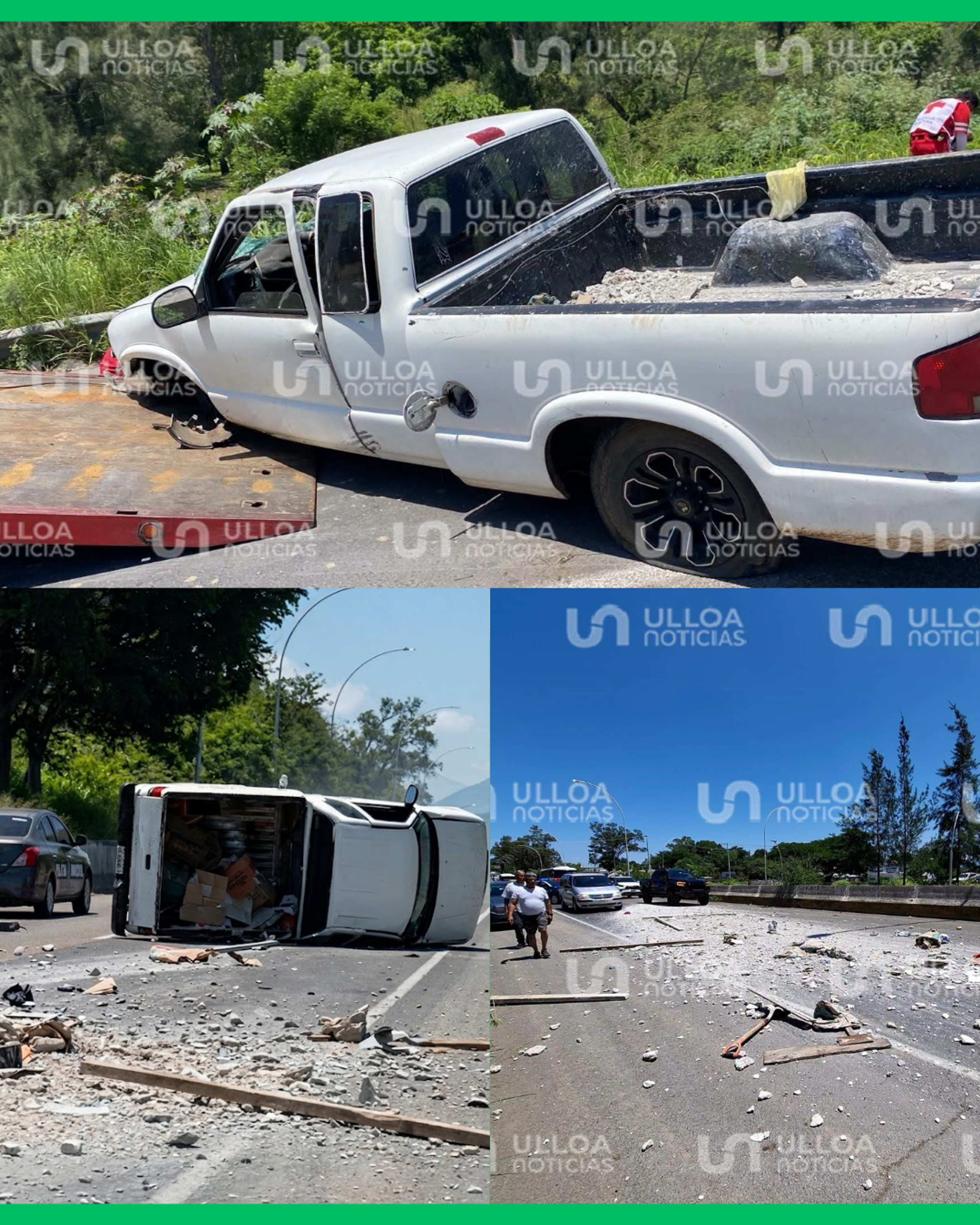 🚨 ¡SE LE REVIENTA UNA LLANTA Y TERMINA VOLCADO EN LA SALIDA DE TEPIC! ⚠️