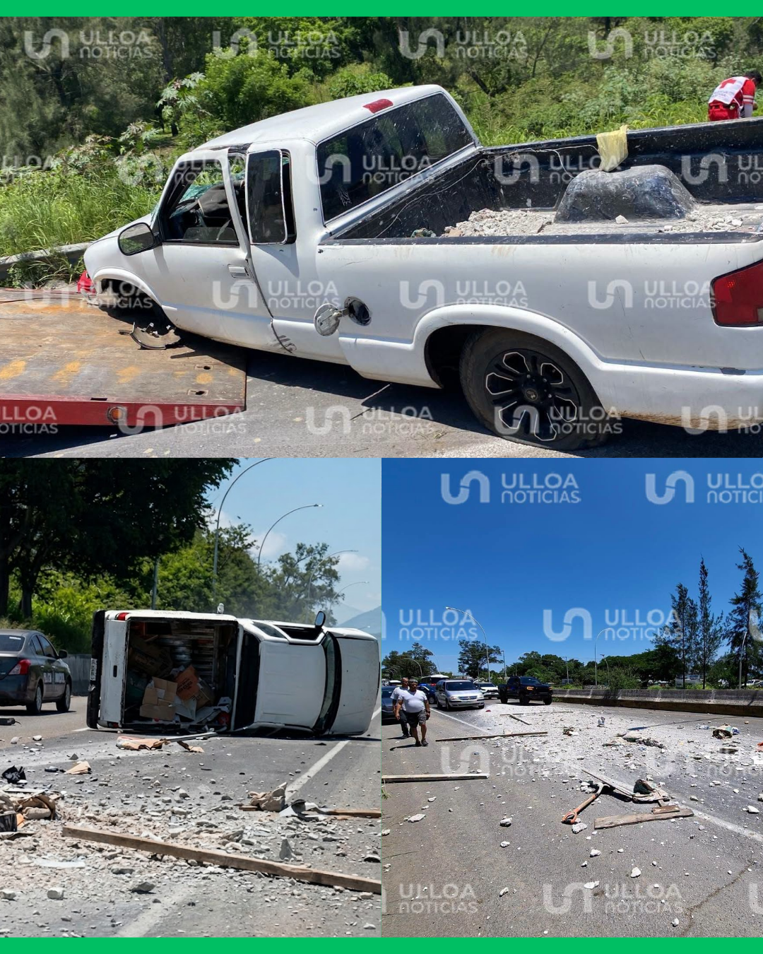 🚨 ¡SE LE REVIENTA UNA LLANTA Y TERMINA VOLCADO EN LA SALIDA DE TEPIC! ⚠️