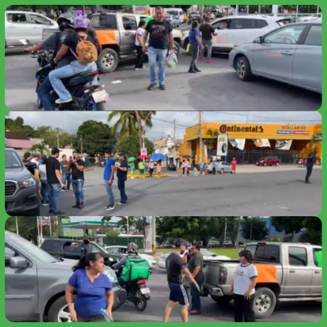 VECINOS DE LA COLONIA LAS AVES PROTESTAN TRAS MÁS DE 24 HORAS SIN LUZ