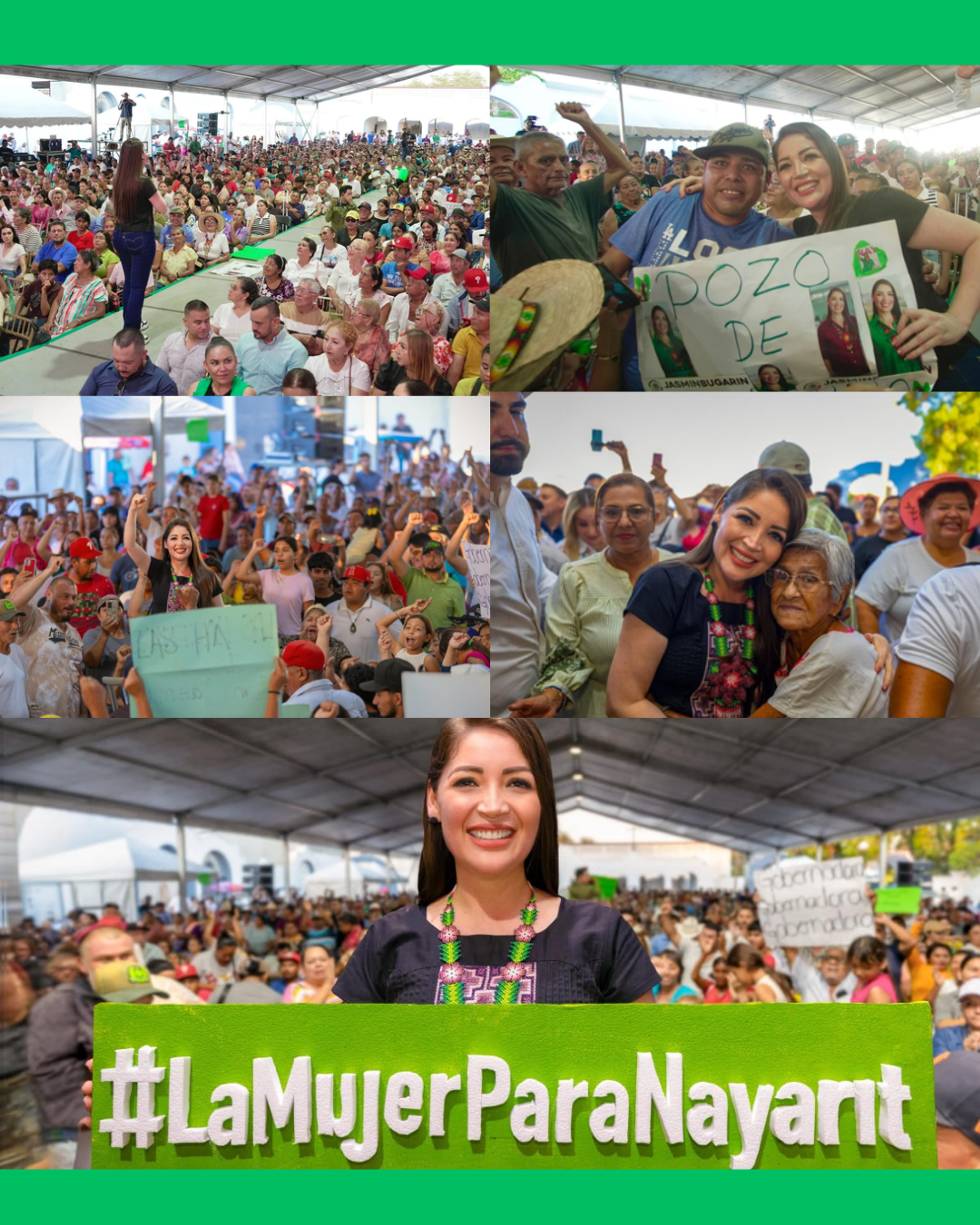  ¡LO VUELVE A HACER JASMÍN BUGARÍN! MILES RESPALDAN SU ASAMBLEA EN SANTIAGO IXCUINTLA