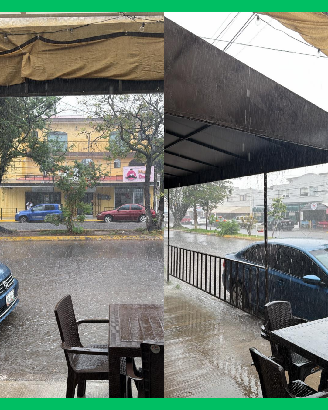 ¡SE ACABÓ EL CALOR POR AHORA! LLEGA LA PRIMERA LLUVIA A TEPIC
