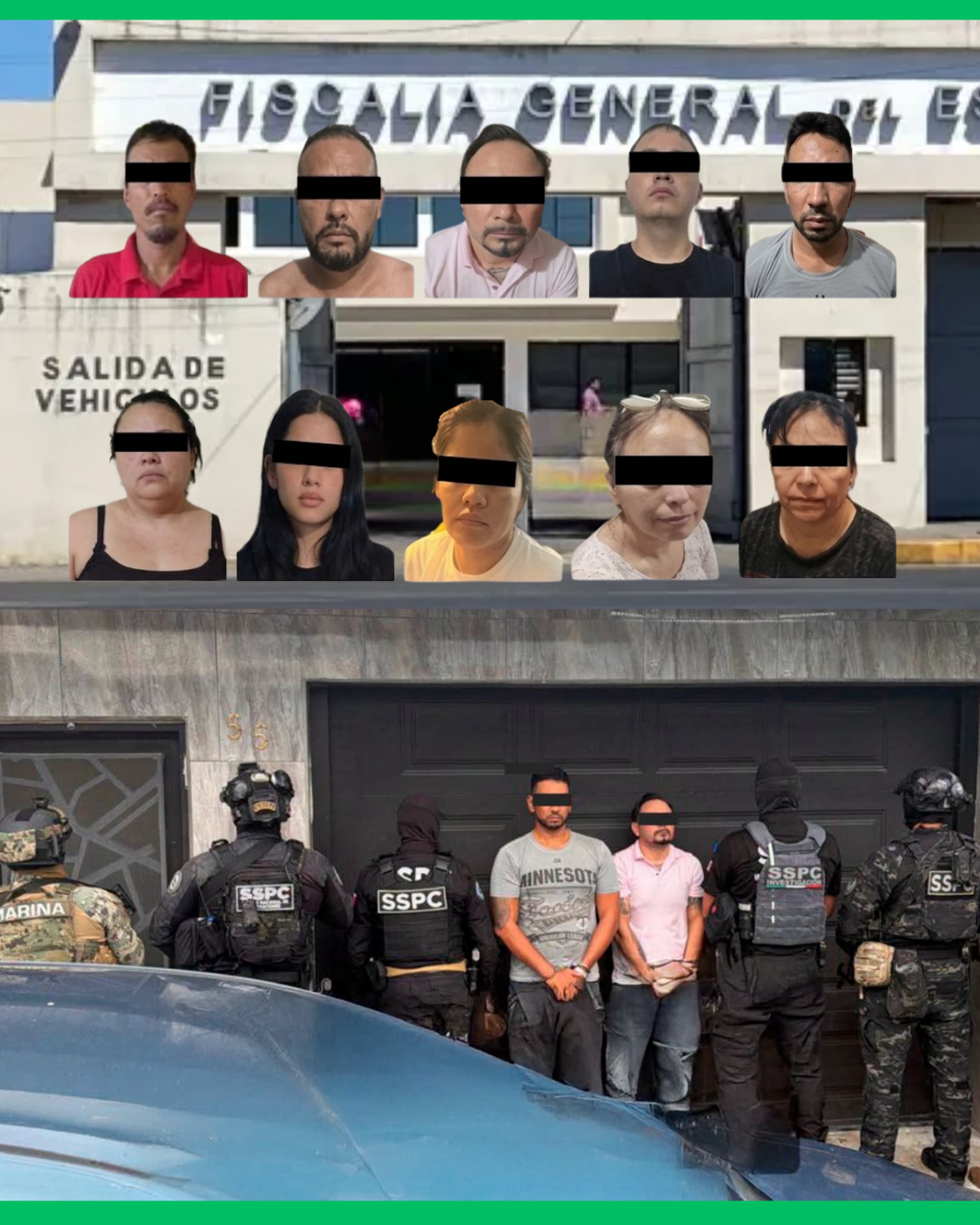 ¡CAEN 10 PRESUNTOS INTEGRANTES DE UN GRUPO DELICTIVO TRAS MEGAOPERATIVO EN NAYARIT!