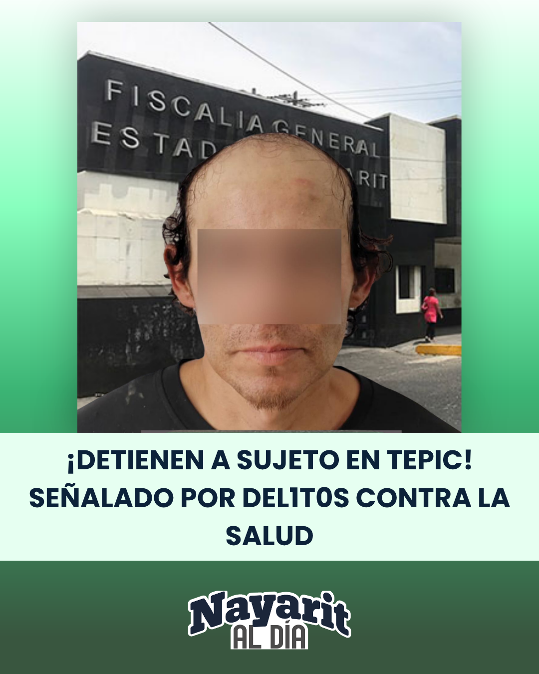 ¡DETIENEN A SUJETO EN TEPIC! SEÑALADO POR DEL1T0S CONTRA LA SALUD
