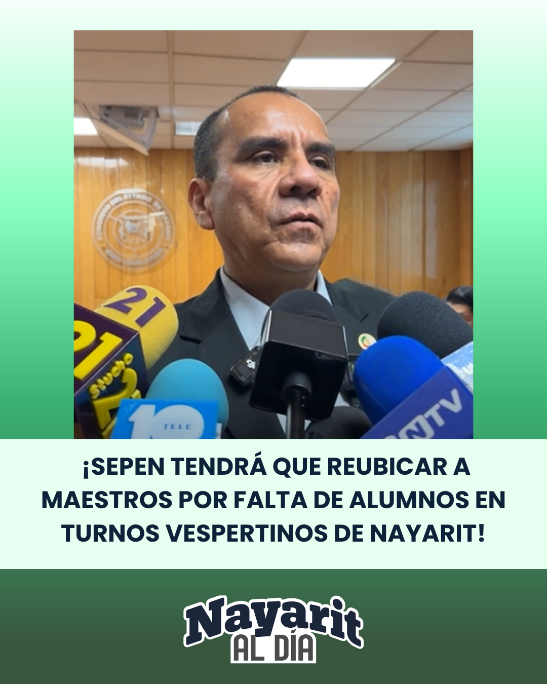 ¡SEPEN TENDRÁ QUE REUBICAR A MAESTROS POR FALTA DE ALUMNOS EN TURNOS VESPERTINOS DE NAYARIT!