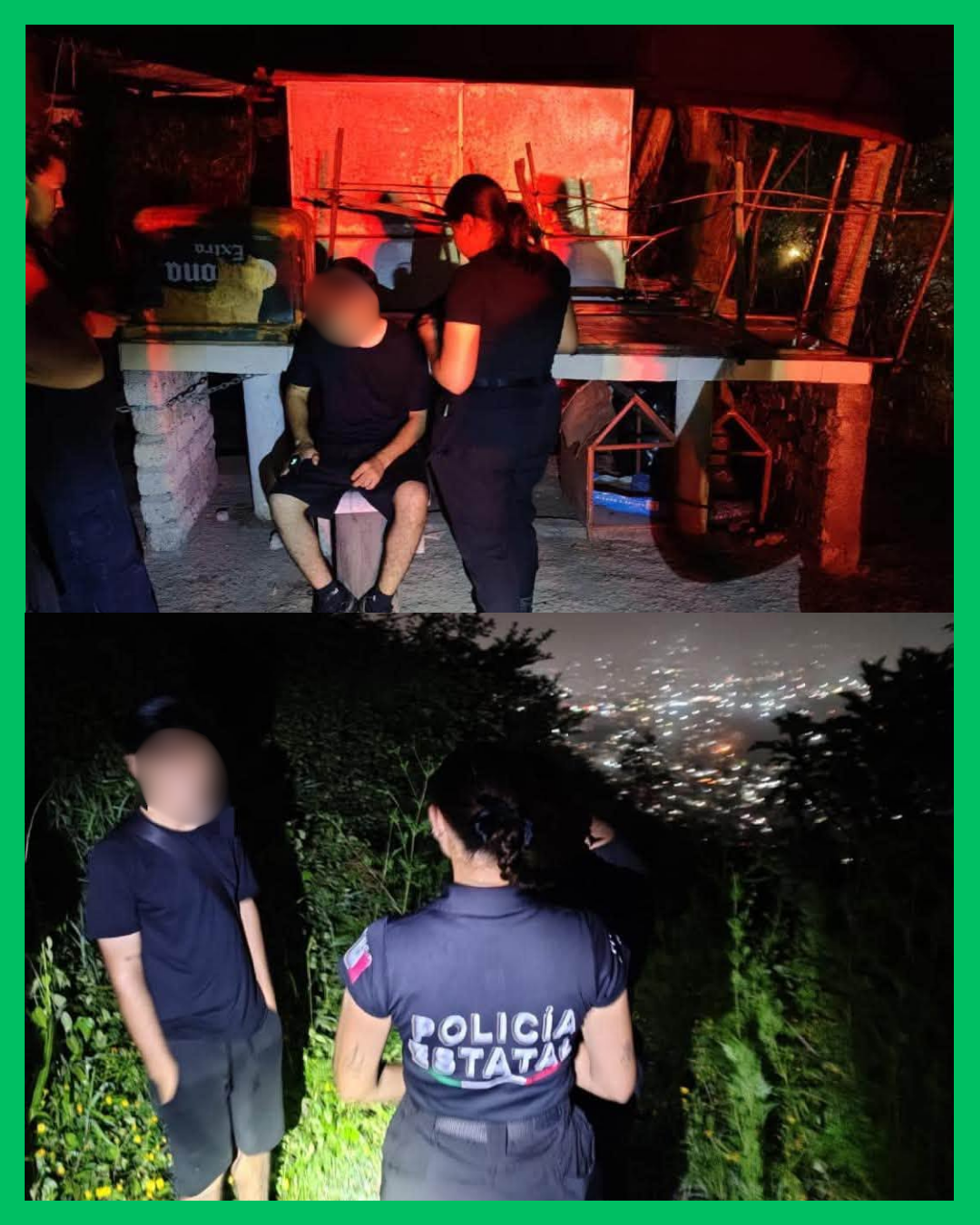  RESCATAN A JOVEN QUE SE EXTRAVIÓ EN EL CERRO DE SAN JUAN, EN TEPIC