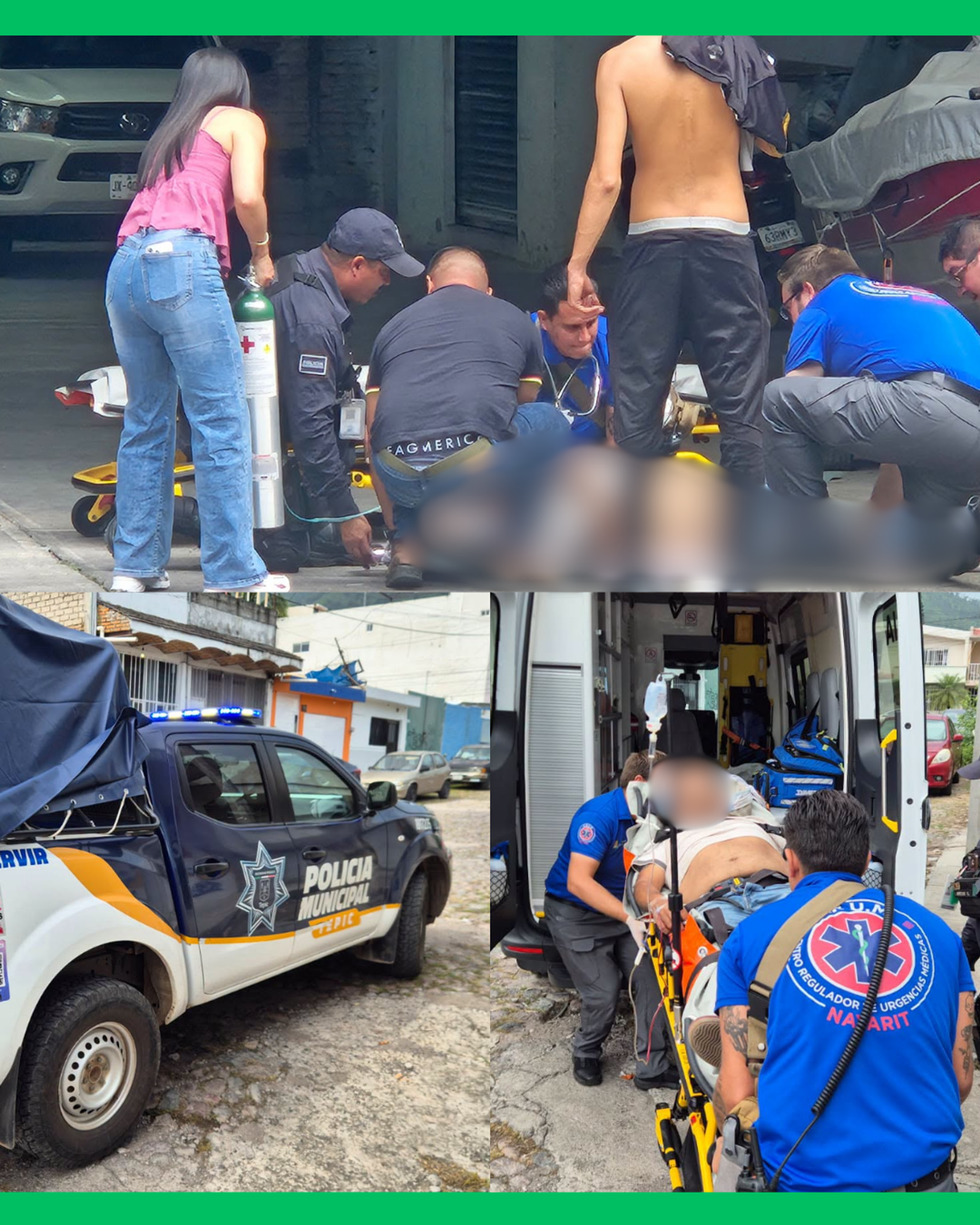 HOMBRE CAE DESDE 6 METROS EN LA COL. EL TECOLOTE, TEPIC