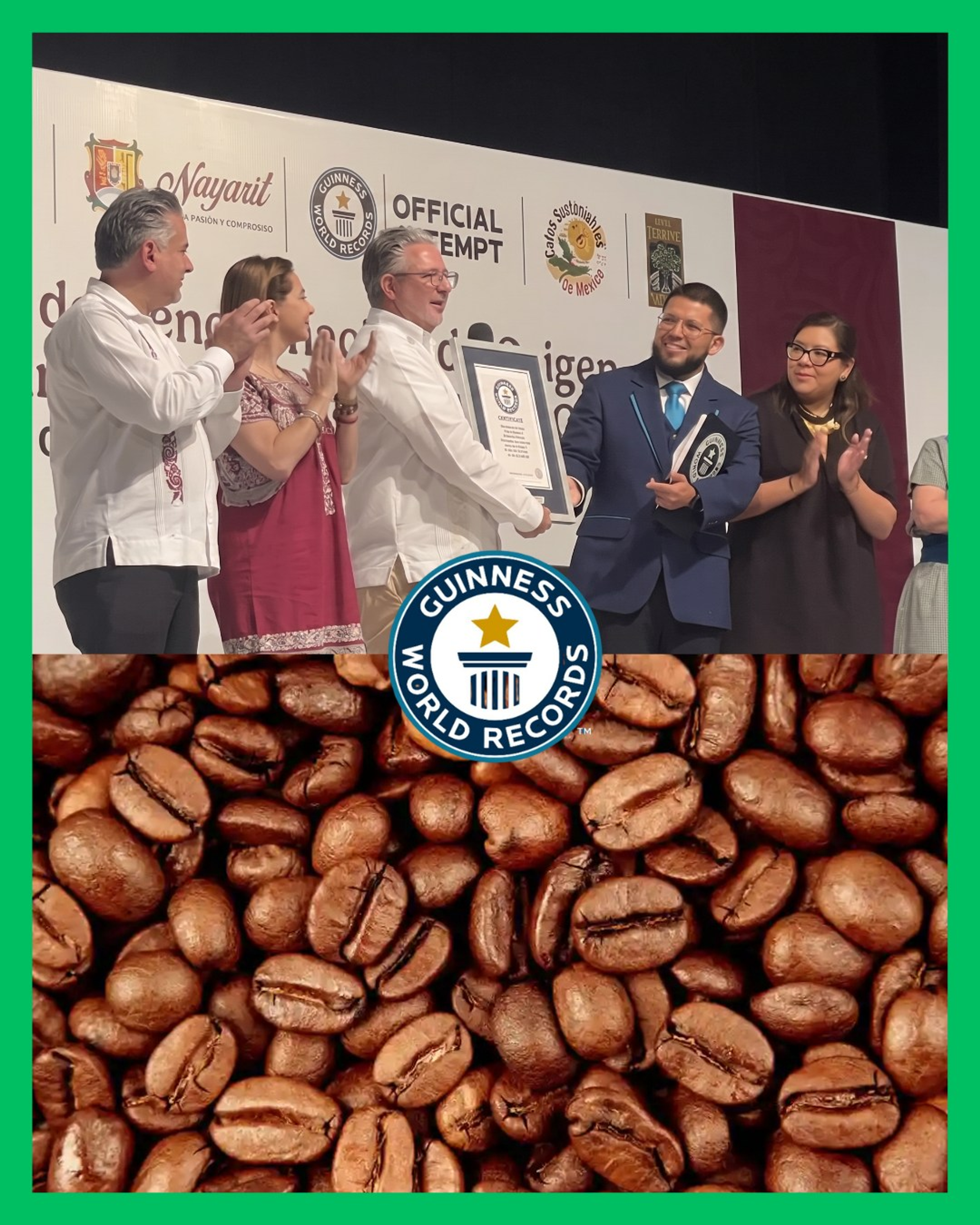  ¡NAYARIT LOGRA DENOMINACIÓN DE ORIGEN Y RÉCORD MUNDIAL GUINNESS EN CAFÉ! 🇲🇽