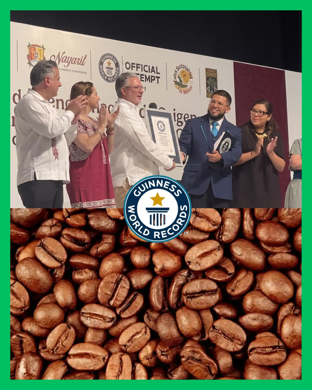 ¡NAYARIT LOGRA DENOMINACIÓN DE ORIGEN Y RÉCORD MUNDIAL GUINNESS EN CAFÉ! 🇲🇽