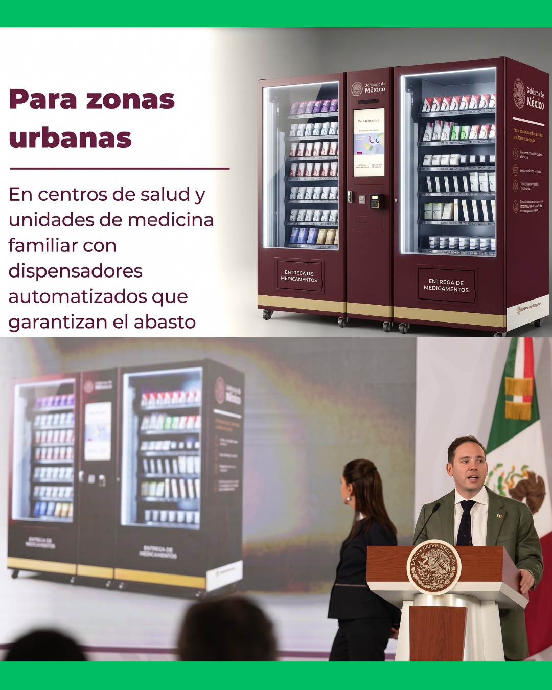 PREPARAN INSTALACIÓN DE MÁQUINAS PARA ENTREGAR MEDICAMENTOS GRATIS EN MÉXICO