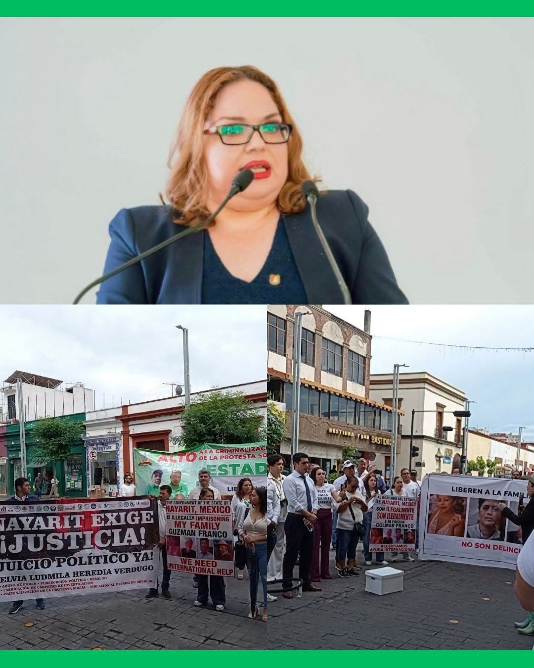 ¡SUTSEM Y ACTIVISTAS SE MANIFIESTAN EN EL CONGRESO! PRESENTAN SOLICITUD DE JUICIO POLÍTICO CONTRA DE LUDMILA HEREDIA